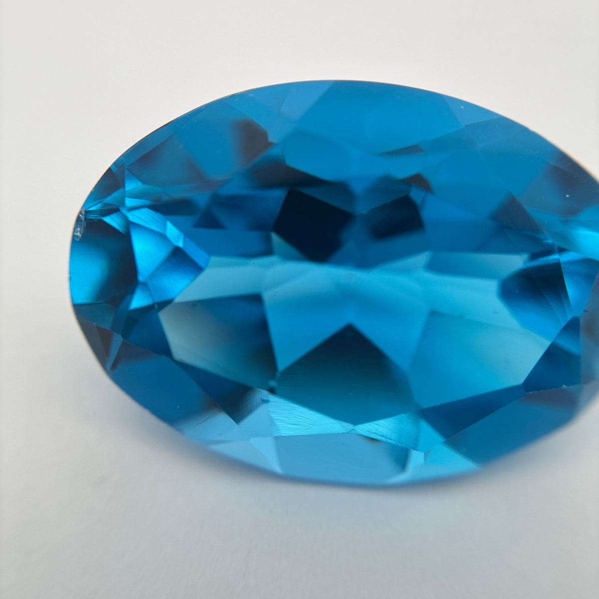 22x16mm Oval Cut Loose Blue Topaz 28 carats