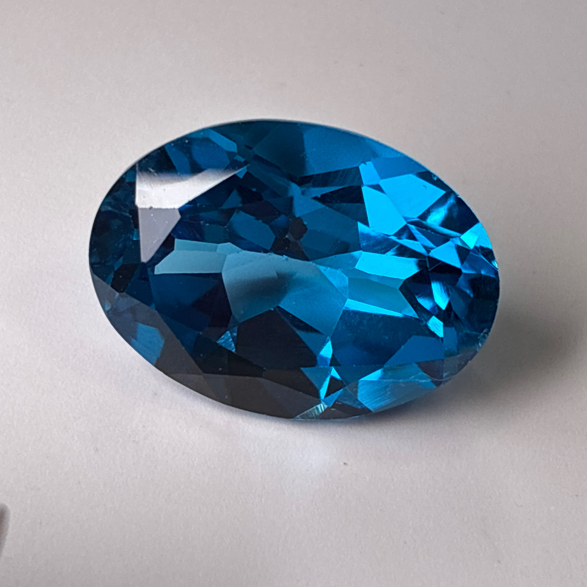 22x16mm Oval Cut Loose Blue Topaz 28 carats