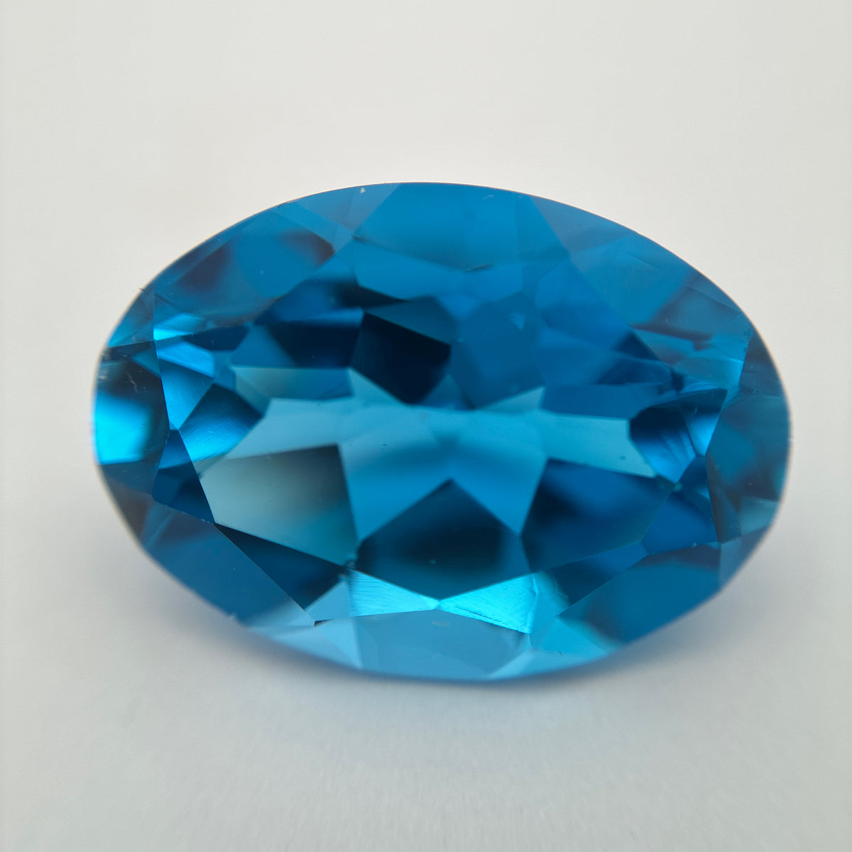 22x16mm Oval Cut Loose Blue Topaz 28 carats