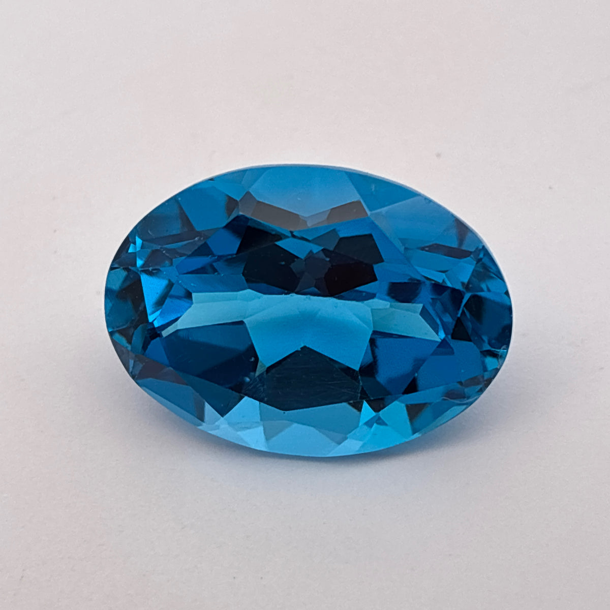 22x16mm Oval Cut Loose Blue Topaz 28 carats