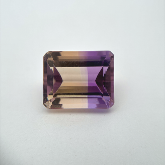 6.24 ct Ametrine, 12.3x10.1mm Emerald cut