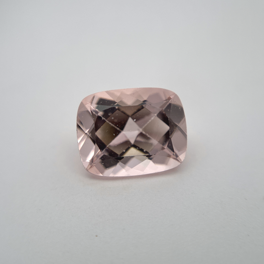10x8mm Morganite 2.94 carat, Rectangle Cushion Cut