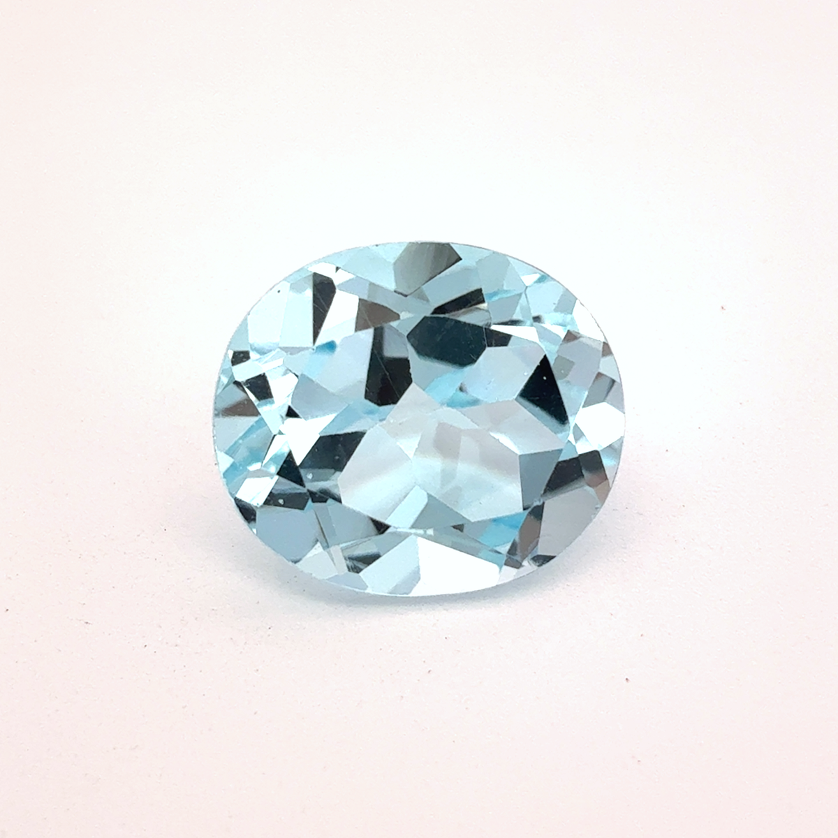 14x12mm Light Blue Topaz, 10 carat Loose Gemstone