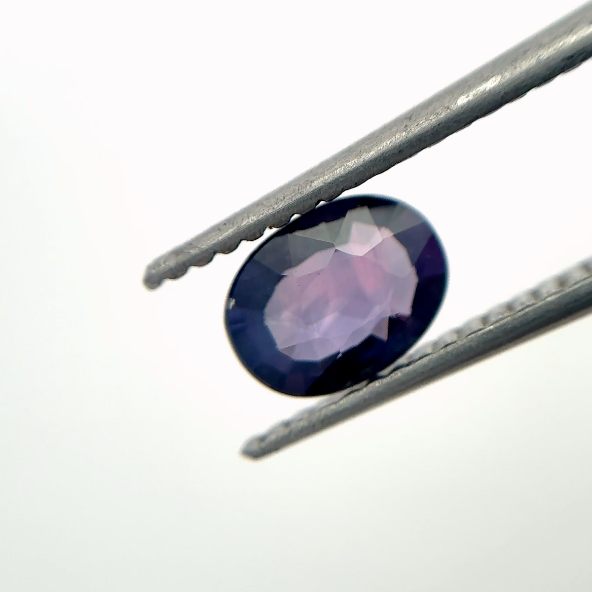 0.83 carat Purple Sapphire, 6.7x5mm Oval cut Natural Gemstone