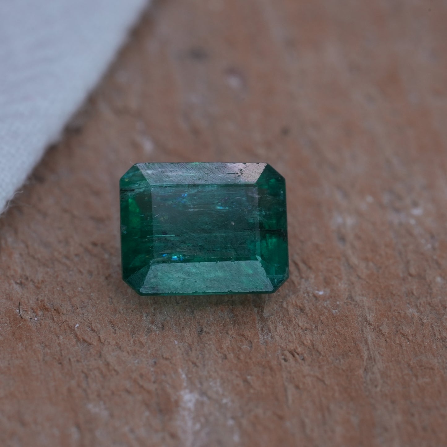 Natural Emerald 3.6 carat 10.1x8.35mm Emerald Cut