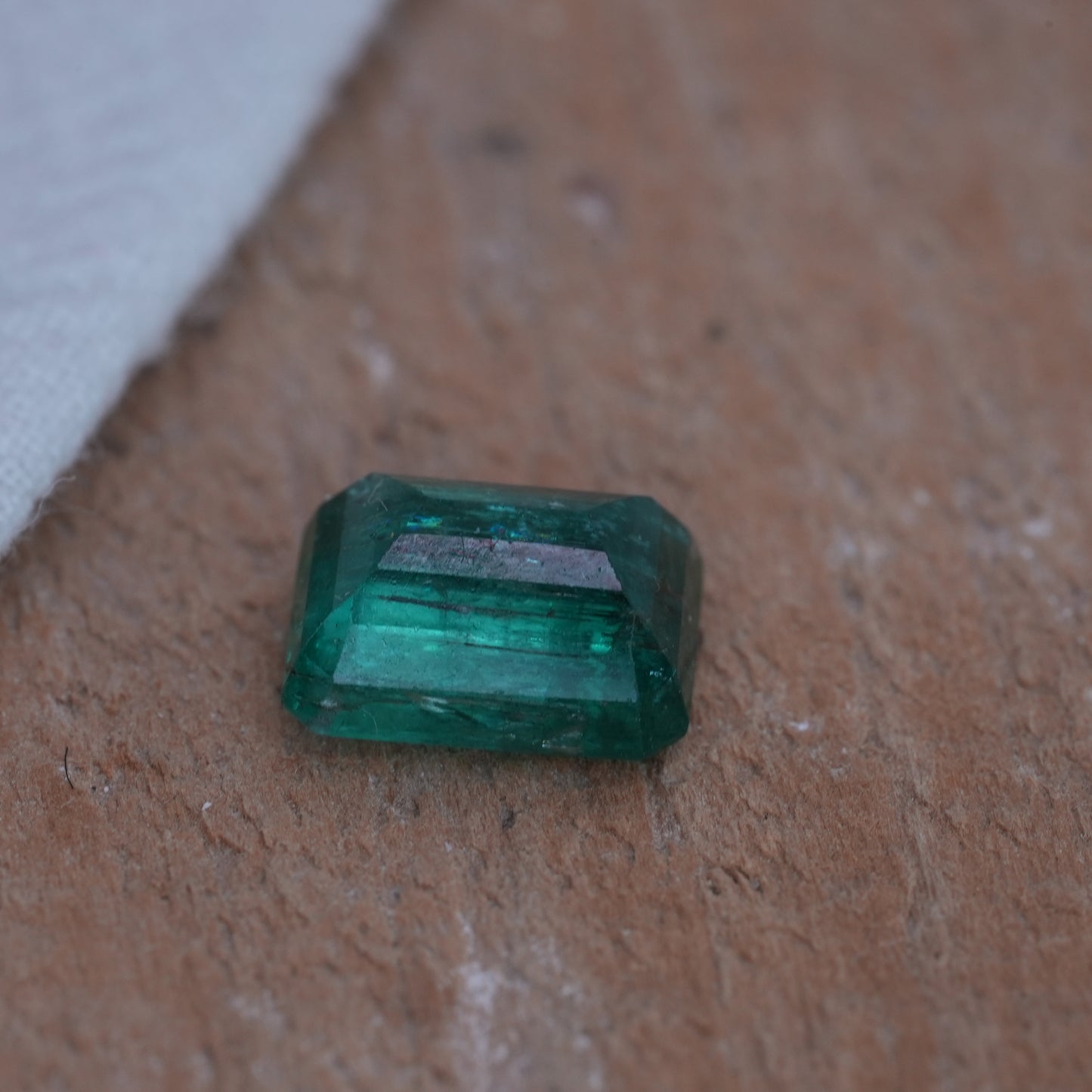 Natural Emerald 3.6 carat 10.1x8.35mm Emerald Cut