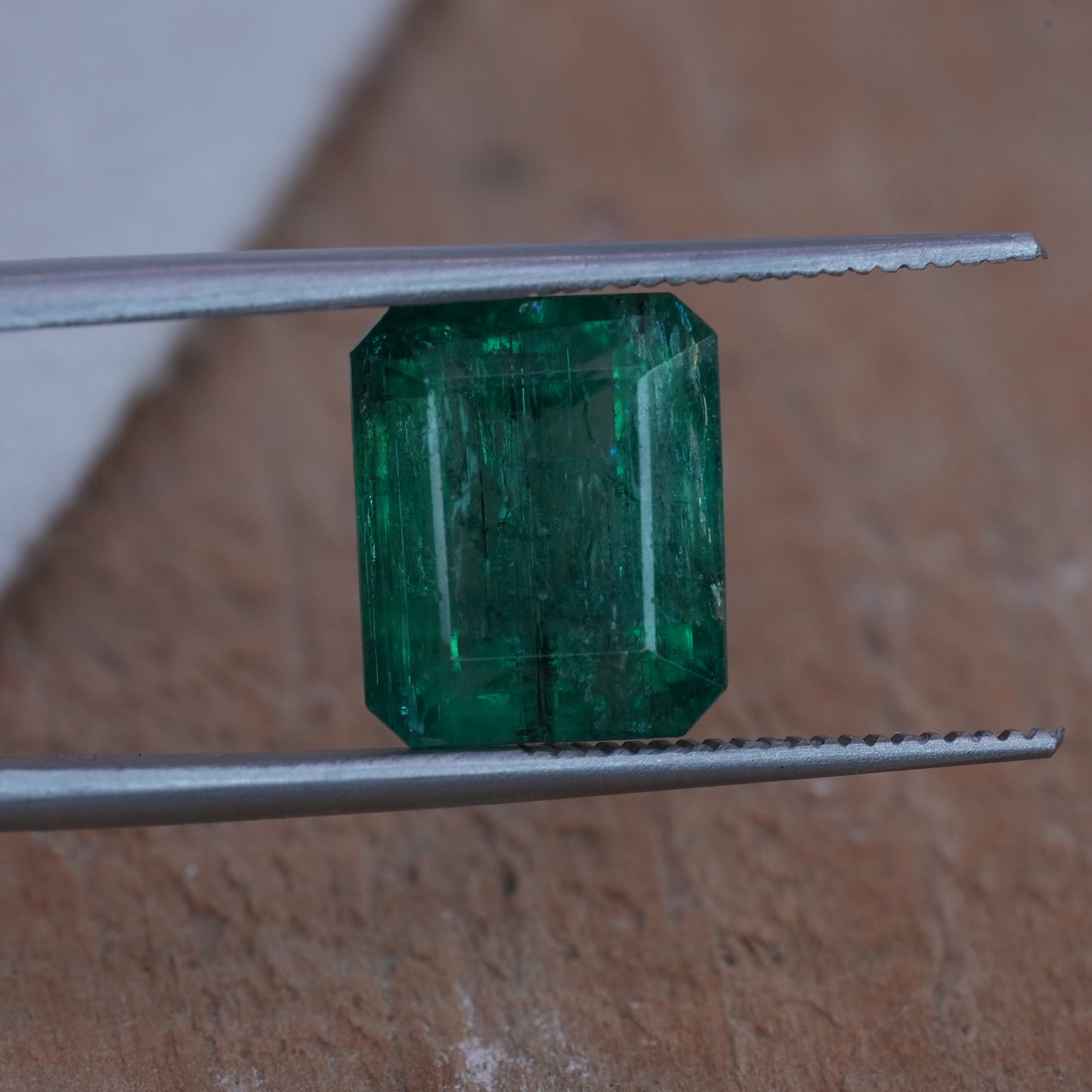 Natural Emerald 3.6 carat 10.1x8.35mm Emerald Cut