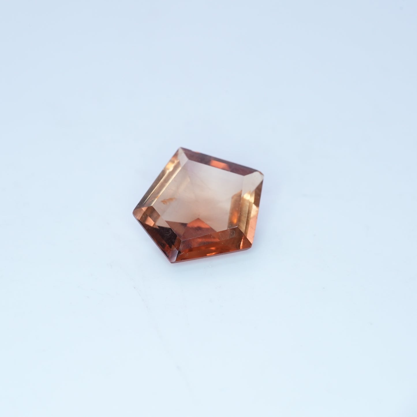 Imperial Topaz 6 carat 13.3x12.9mm Pentagon Cut