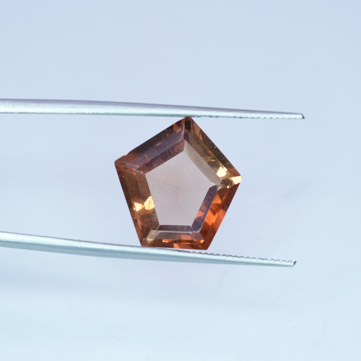 Imperial Topaz 6 carat 13.3x12.9mm Pentagon Cut