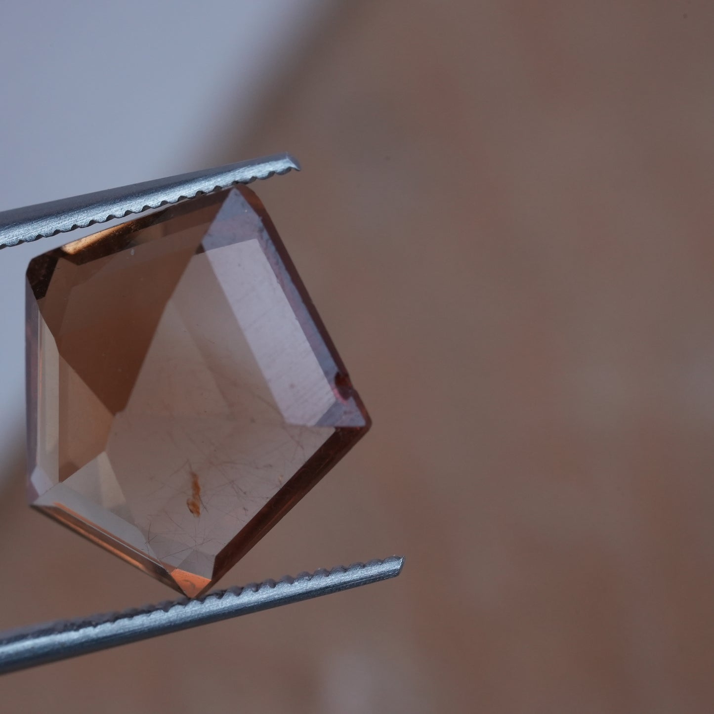 Imperial Topaz 6 carat 13.3x12.9mm Pentagon Cut