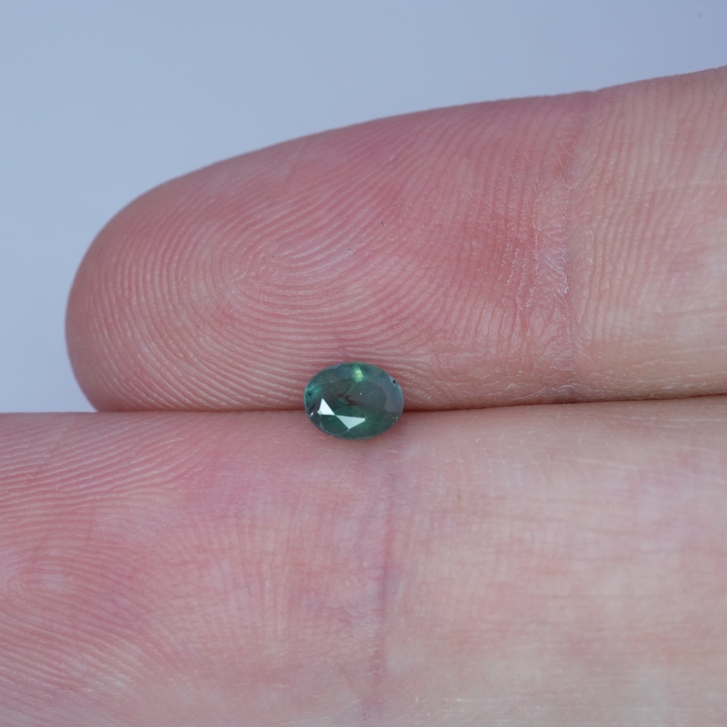 Natural Alexandrite 0.43 carat 5x4mm Oval Cut, Green to Purple Color Change