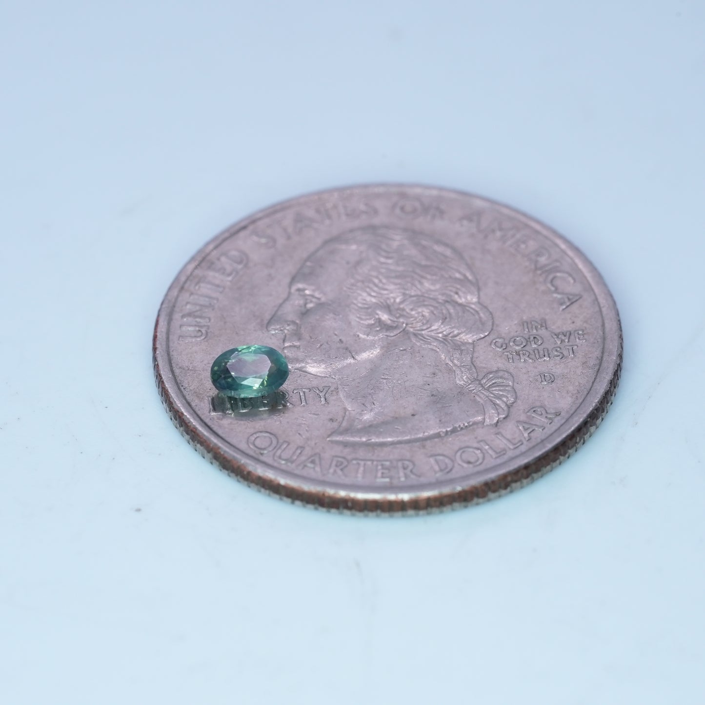 0.20 carat Natural Alexandrite 4.0x2.65mm Oval Cut, Green to Purple Color Change