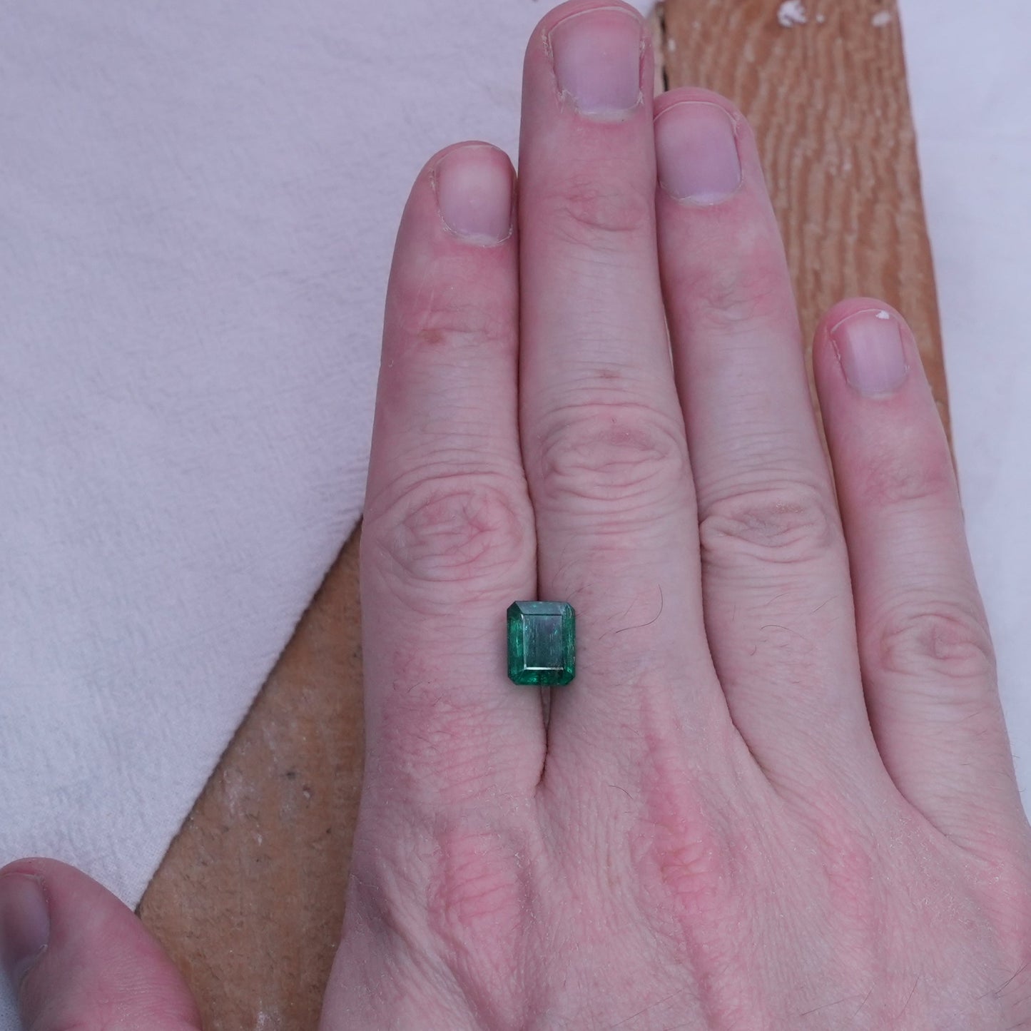 Natural Emerald 3.6 carat 10.1x8.35mm Emerald Cut
