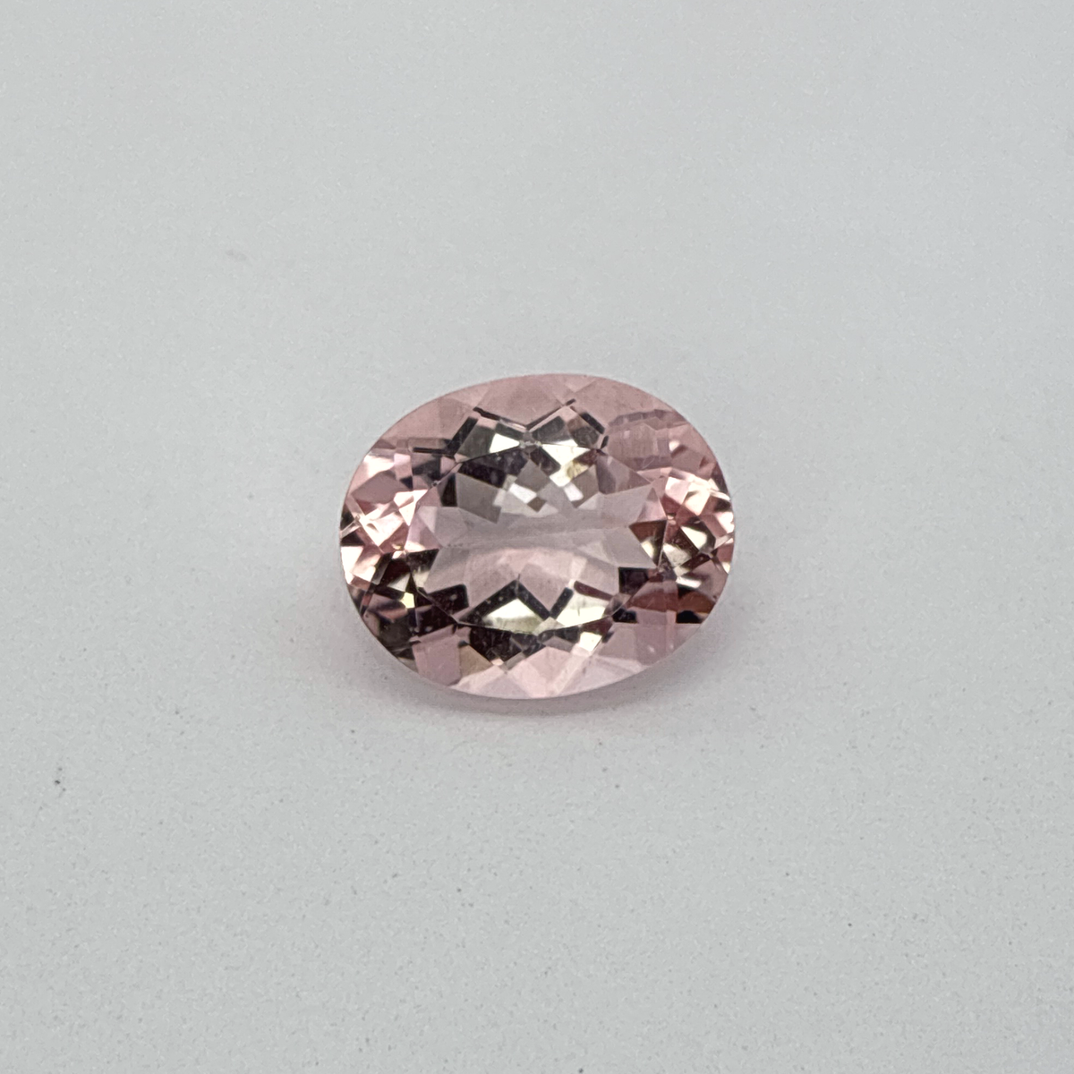 11x9mm Loose Oval Cut Morganite, 3.51 carat