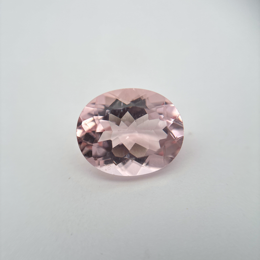 11x9mm Loose Oval Cut Morganite, 3.51 carat