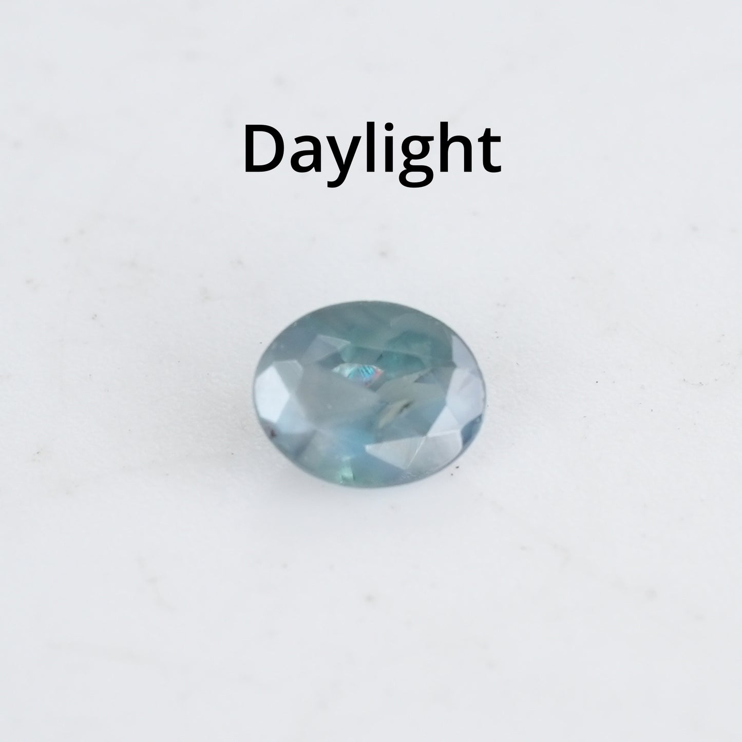 Natural Alexandrite 0.43 carat 5x4mm Oval Cut, Green to Purple Color Change