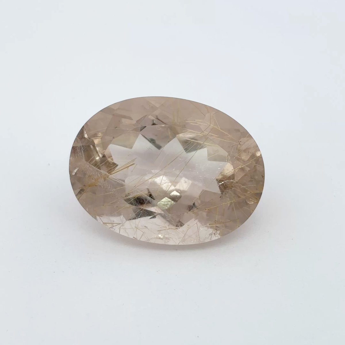 20x15mm Rutilated Quartz, 17.62 carat Loose Gem