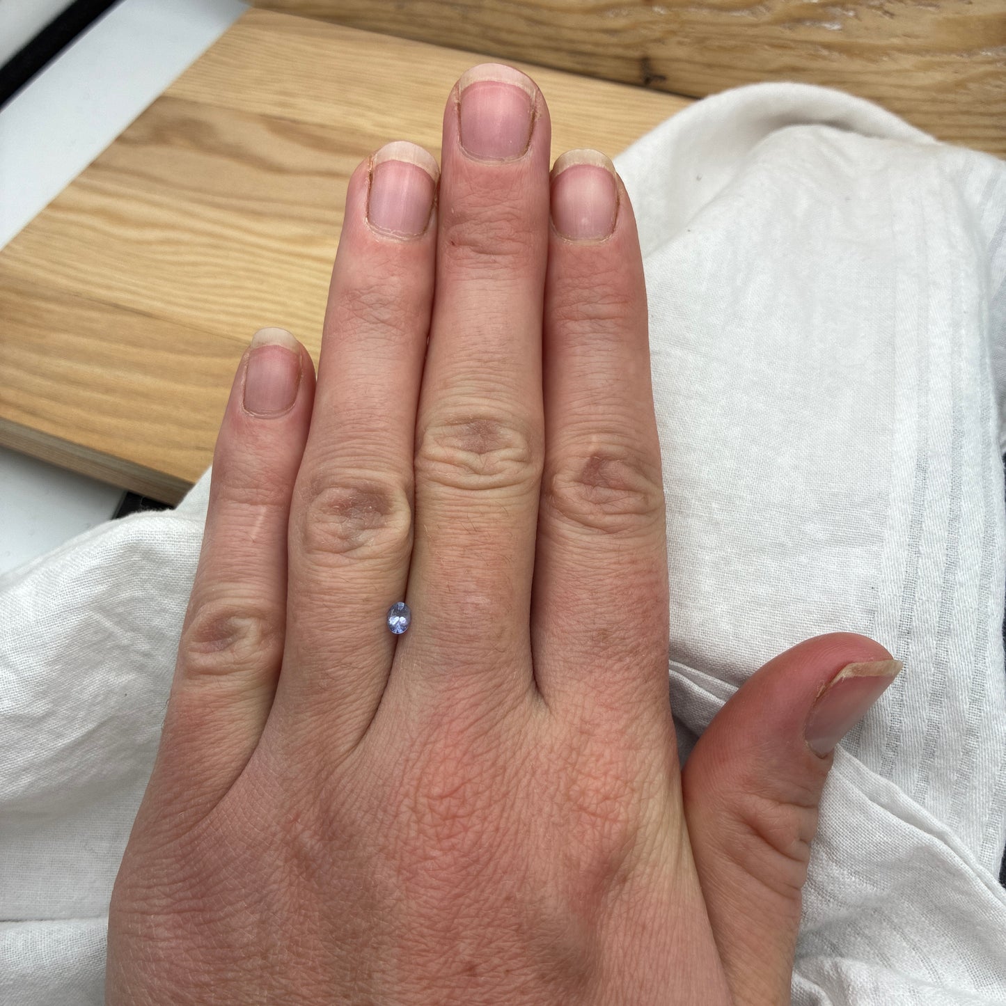 One 4x3mm Tanzanite Oval Cut