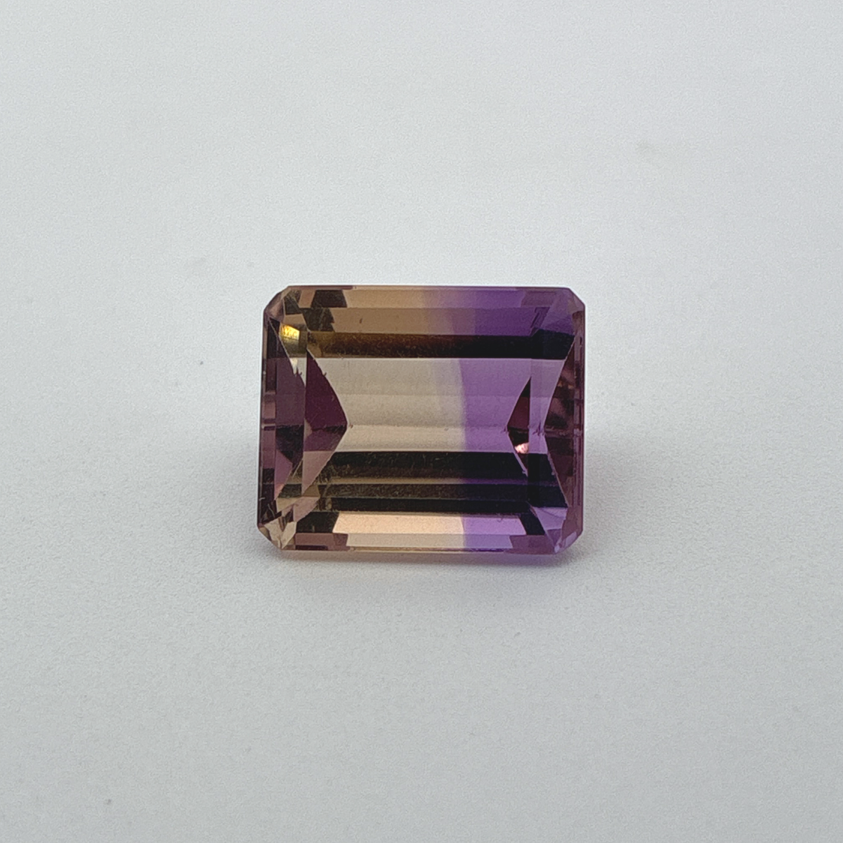 6.24 ct Ametrine, 12.3x10.1mm Emerald cut