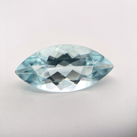 14x7mm Light Aquamarine, 2.35 carat Recycled Gemstone
