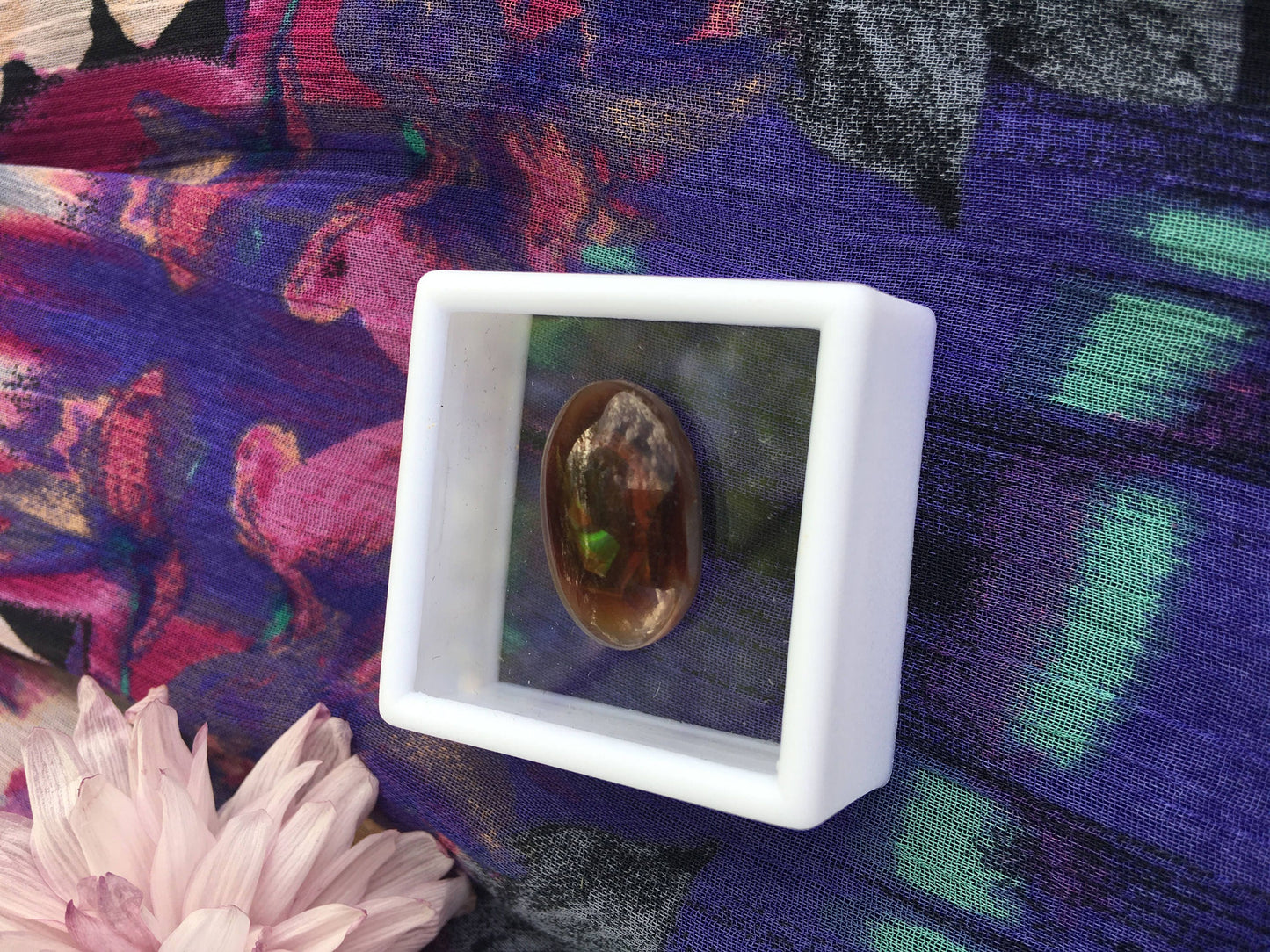 19x12mm Fire Agate over 9 carats oval loose Cabochon Gemstone