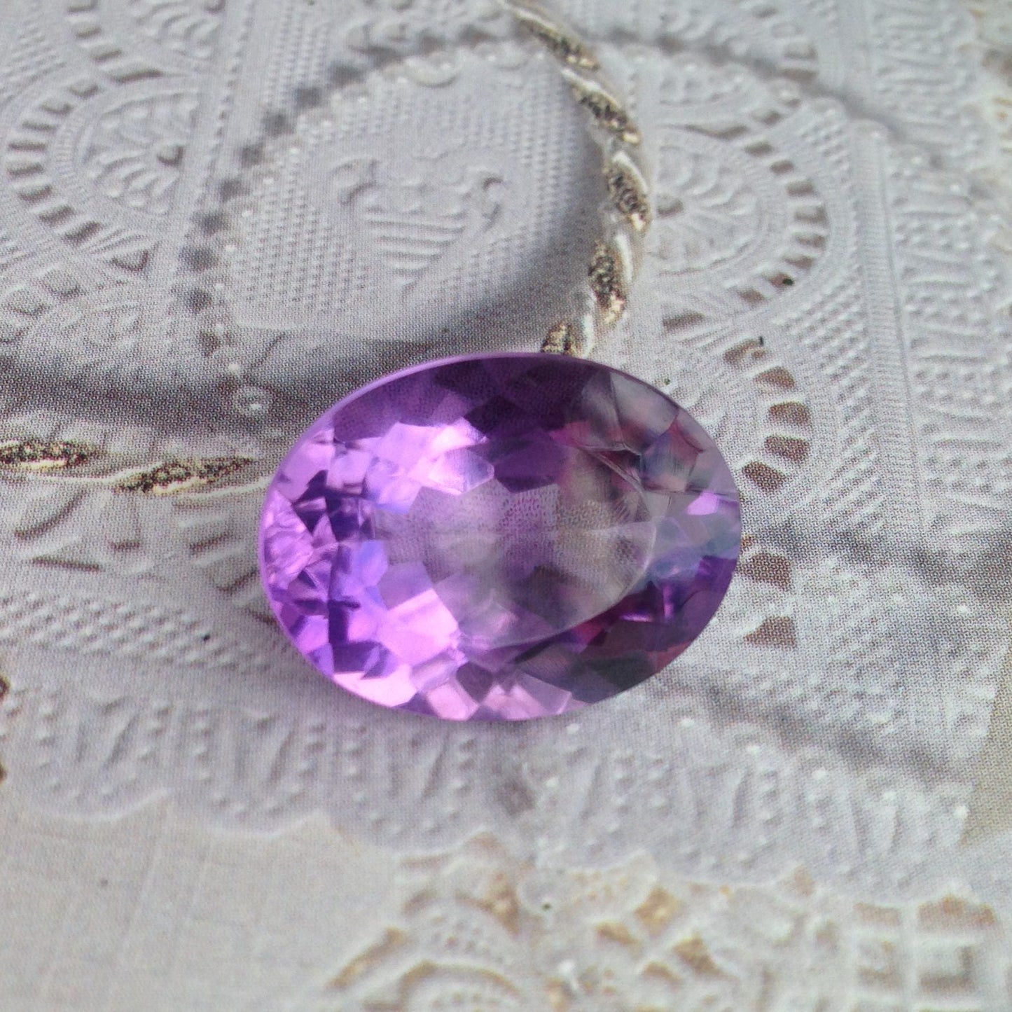 20x15mm Oval Purple Amethyst 16 Carat Nice Cut Loose Wholesale Gemstone February Birthstone