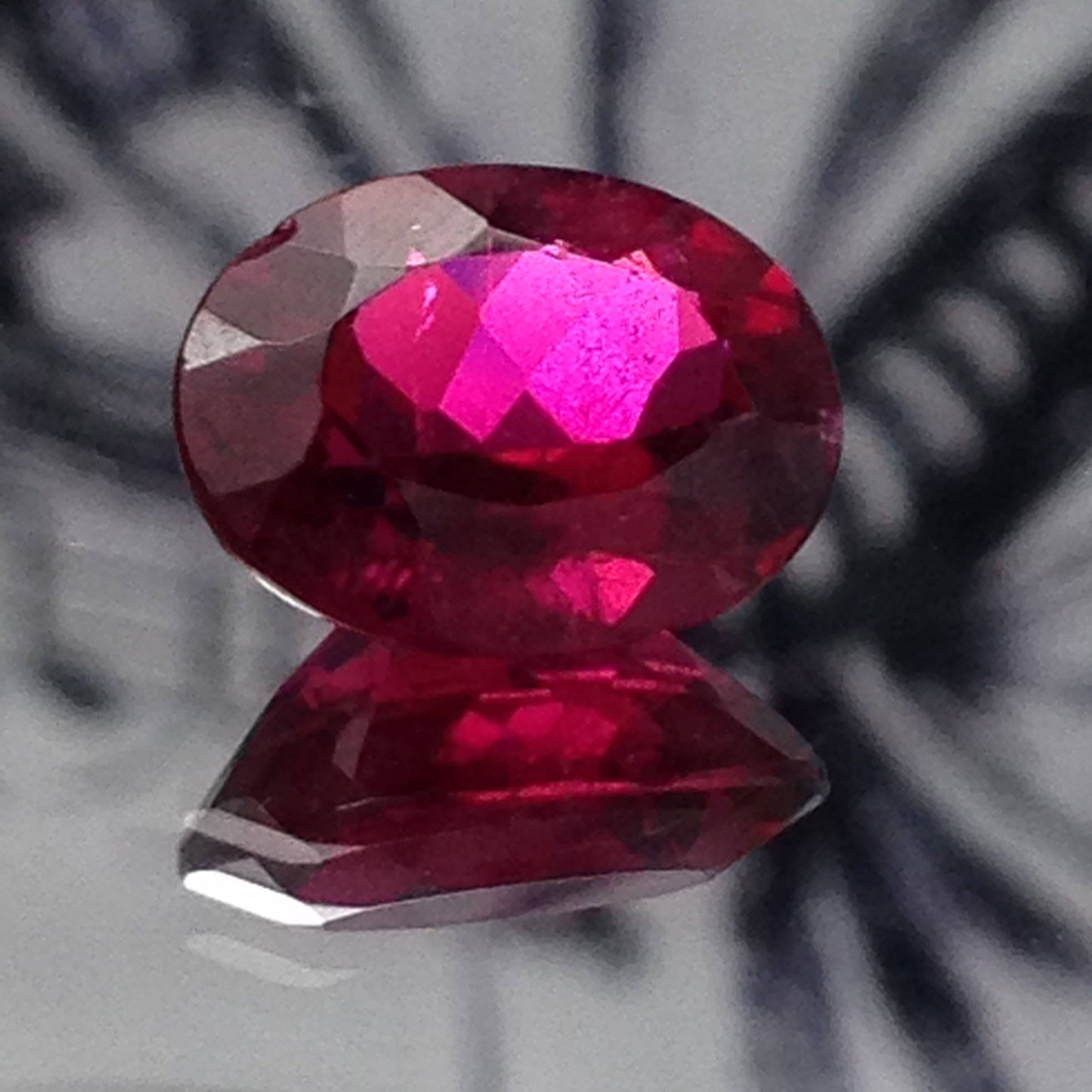 10x8mm Rubellite Tourmaline 2.55 carats Loose Natural Gemstone Deep Rich Red Purple