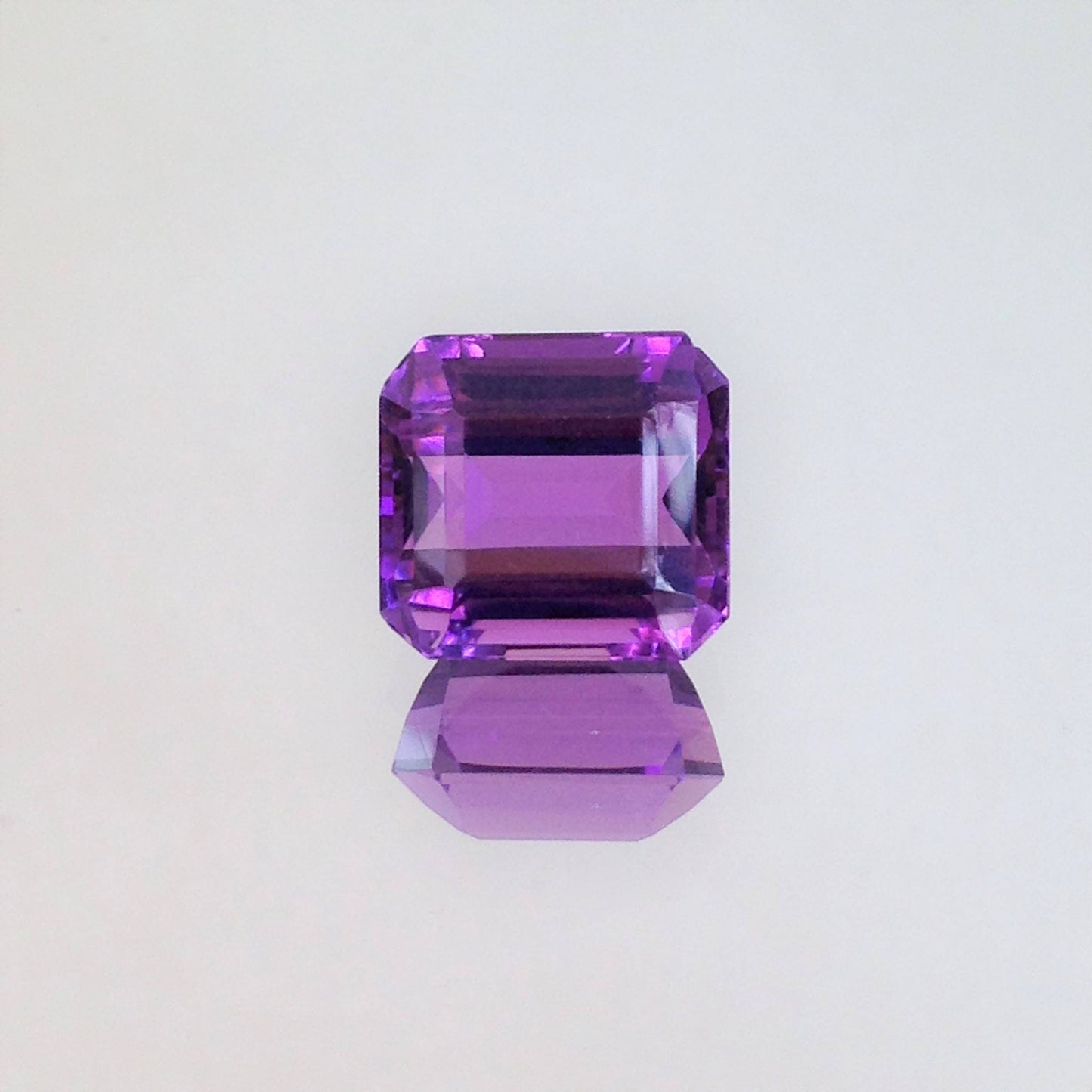 11.75cts Purple Amethyst 13.3x12.5mm Nice Cut Loose Faceted Wholesale Gemstone, February Birthstone