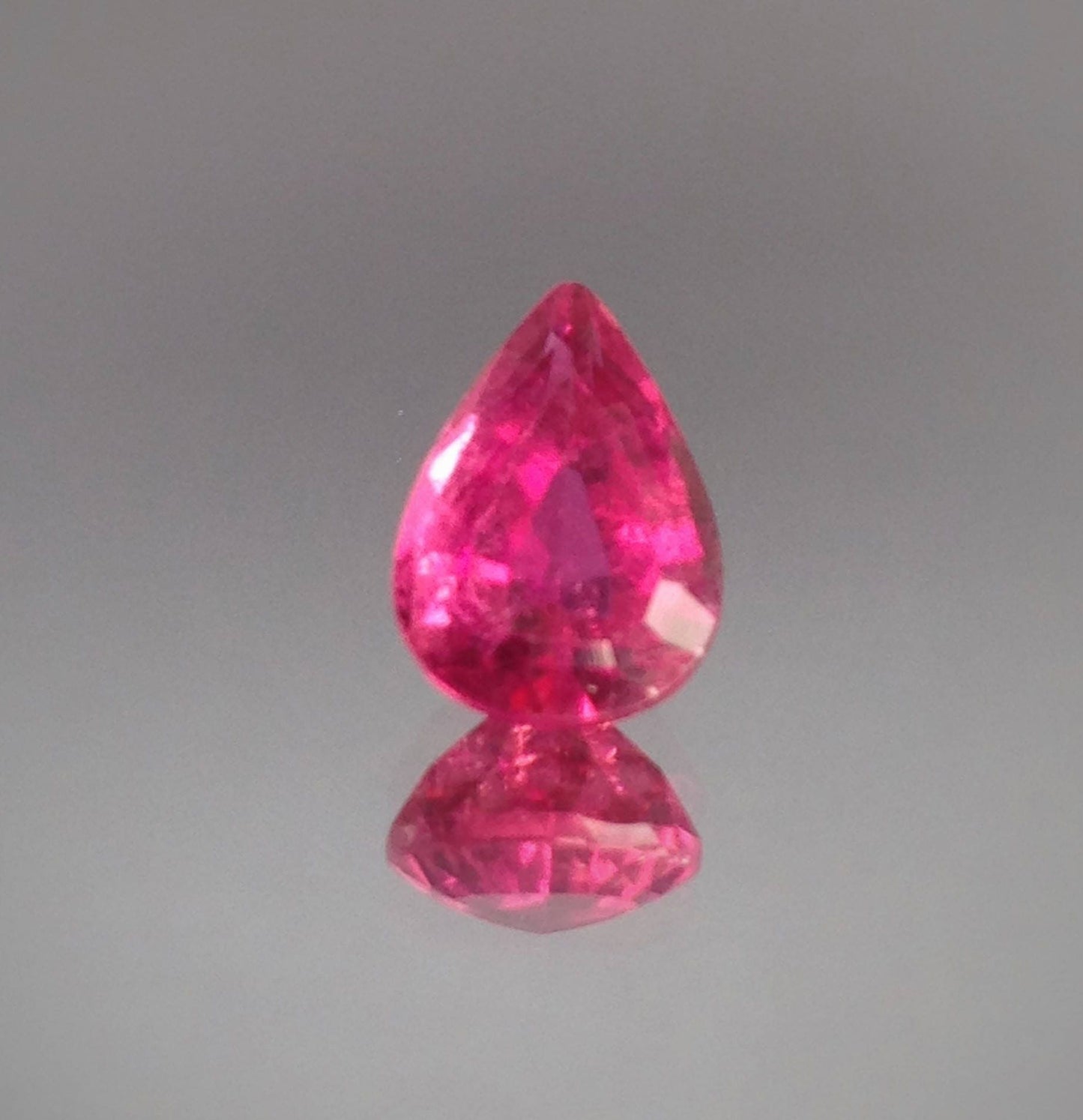 UGL-USA Certified Natural Deep Hot Pink Tourmaline 1.31 carats Pear Cut Faceted 8.6 x 6 mm Loose Gemstone Gorgeous Color, Rare Color