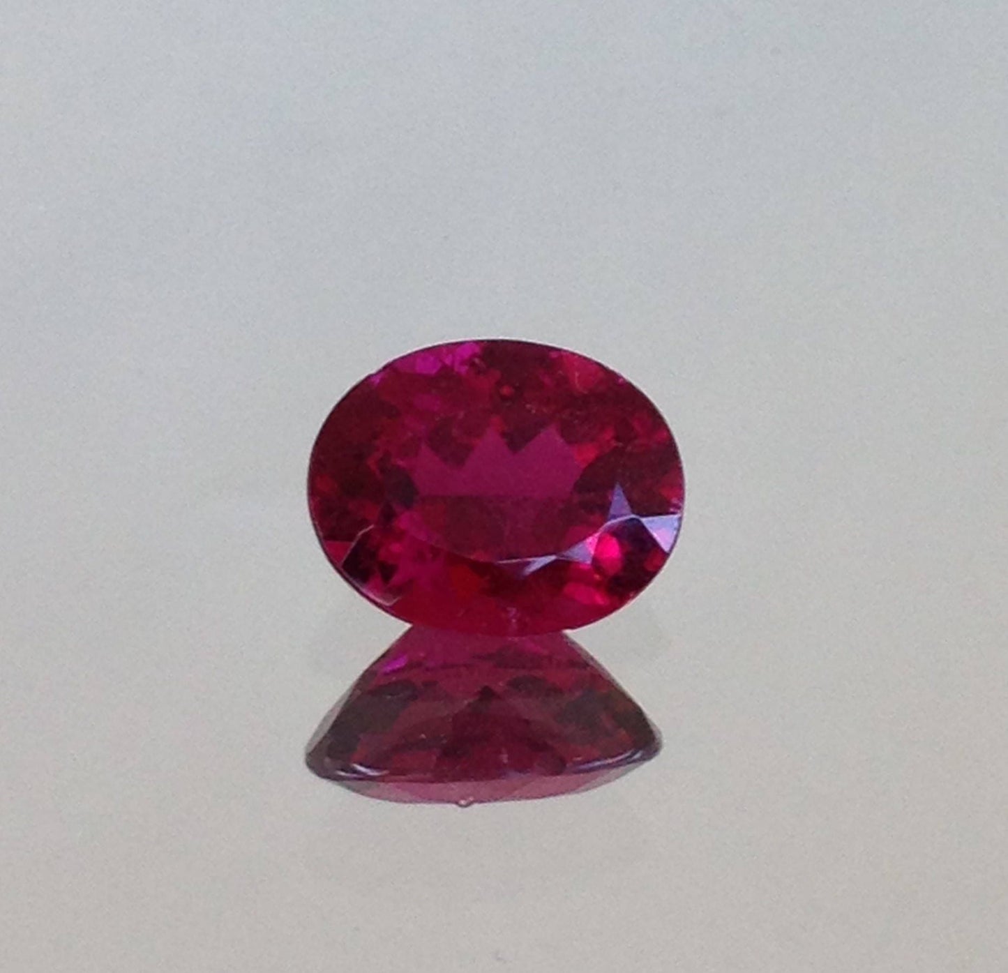 10x8mm Rubellite Tourmaline 2.55 carats Loose Natural Gemstone Deep Rich Red Purple