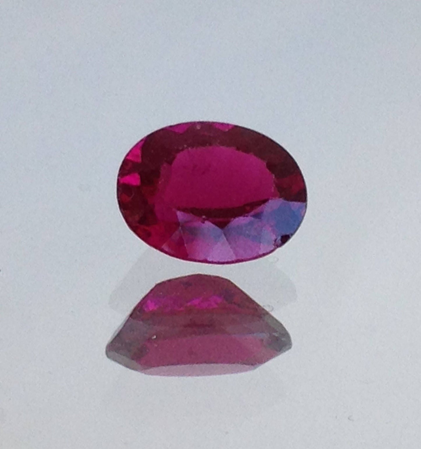 10x8mm Rubellite Tourmaline 2.55 carats Loose Natural Gemstone Deep Rich Red Purple