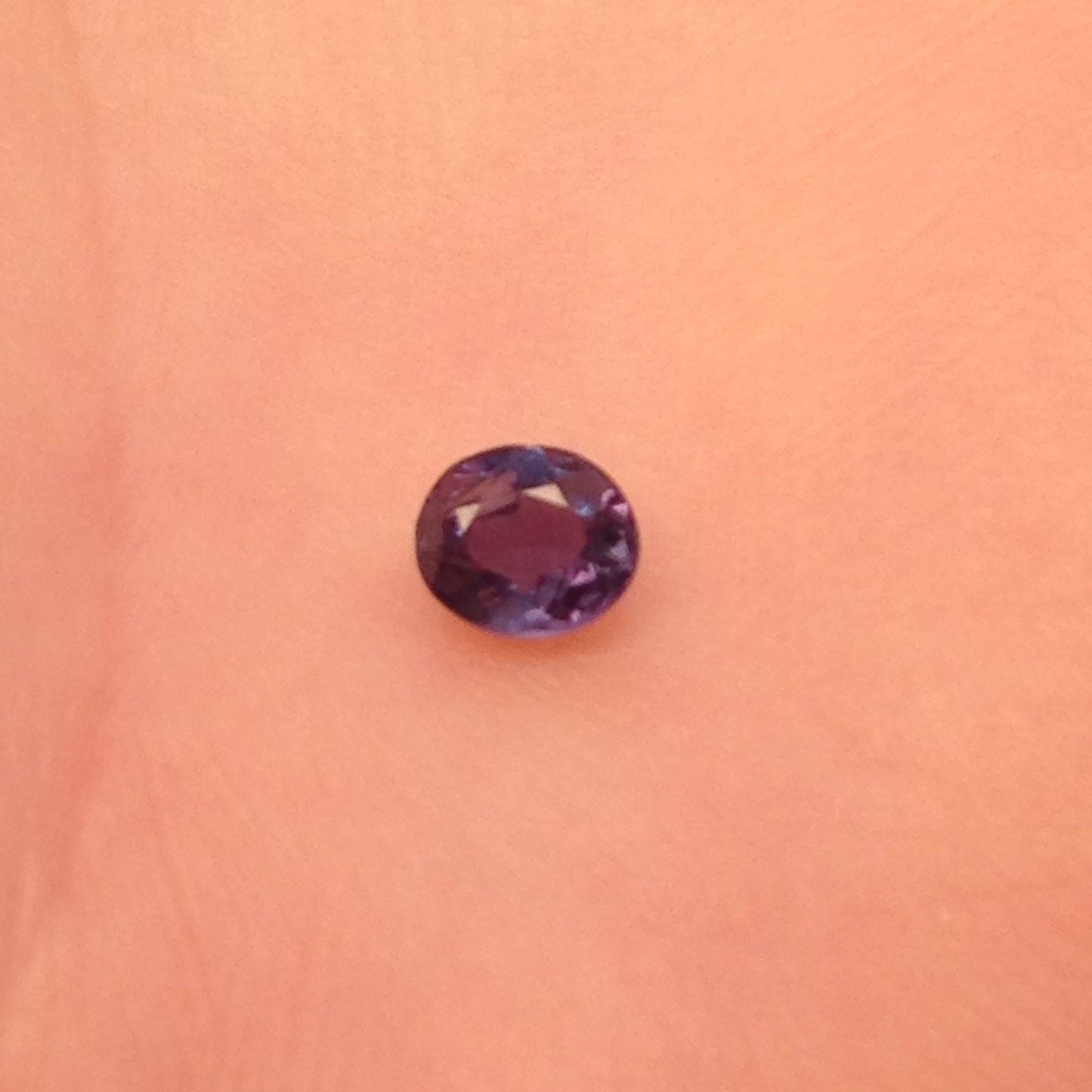 0.26cts Natural Alexandrite Chrysoberyl 4.2x3.6 mm Blue Green Purple Loose Real Gemstone Faceted Gem Rare Carat Color Change