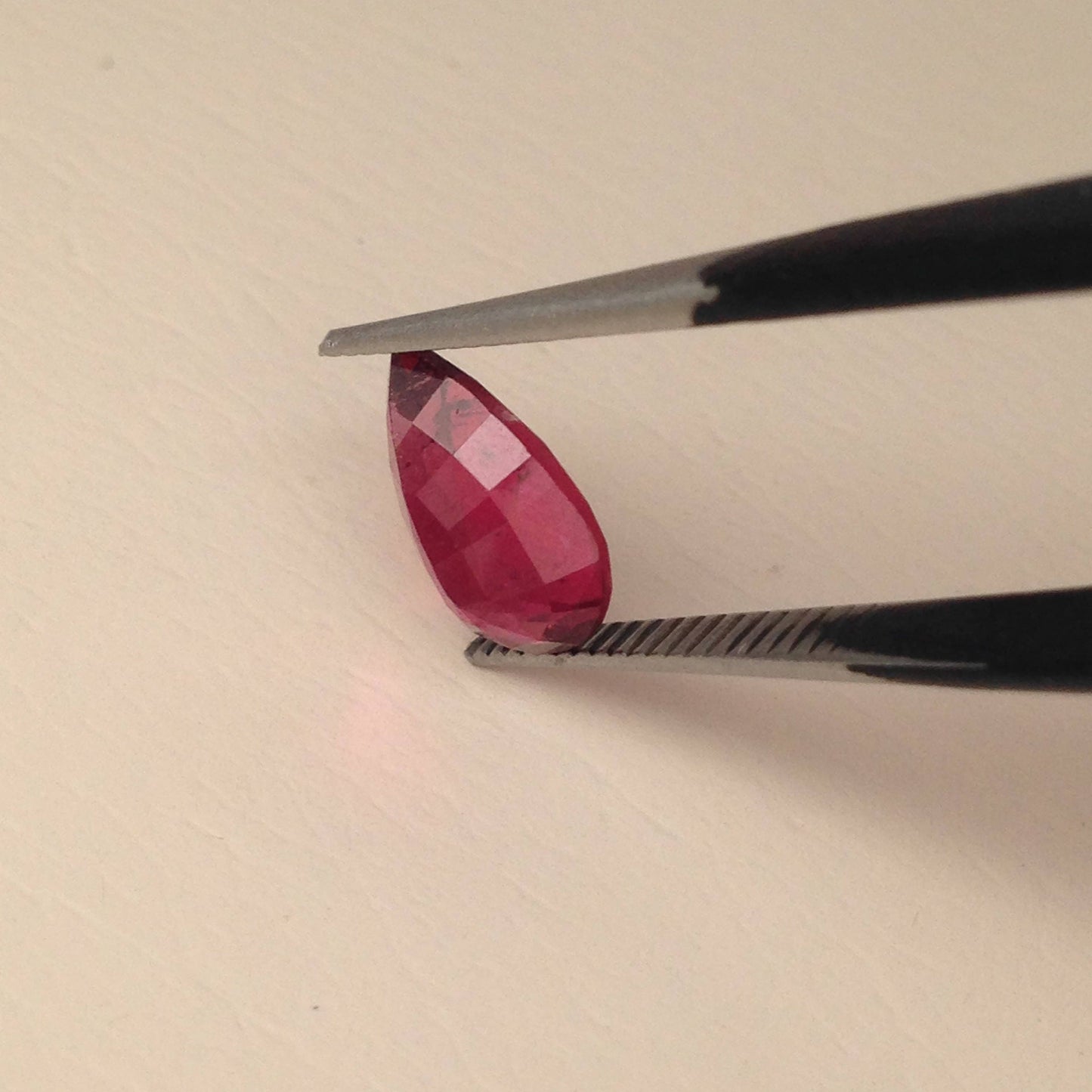 Rubellite Tourmaline 2.11 carats 11 x 6.9mm Loose Pear Tear Drop Cut Red Purple Faceted Natural Gemstone