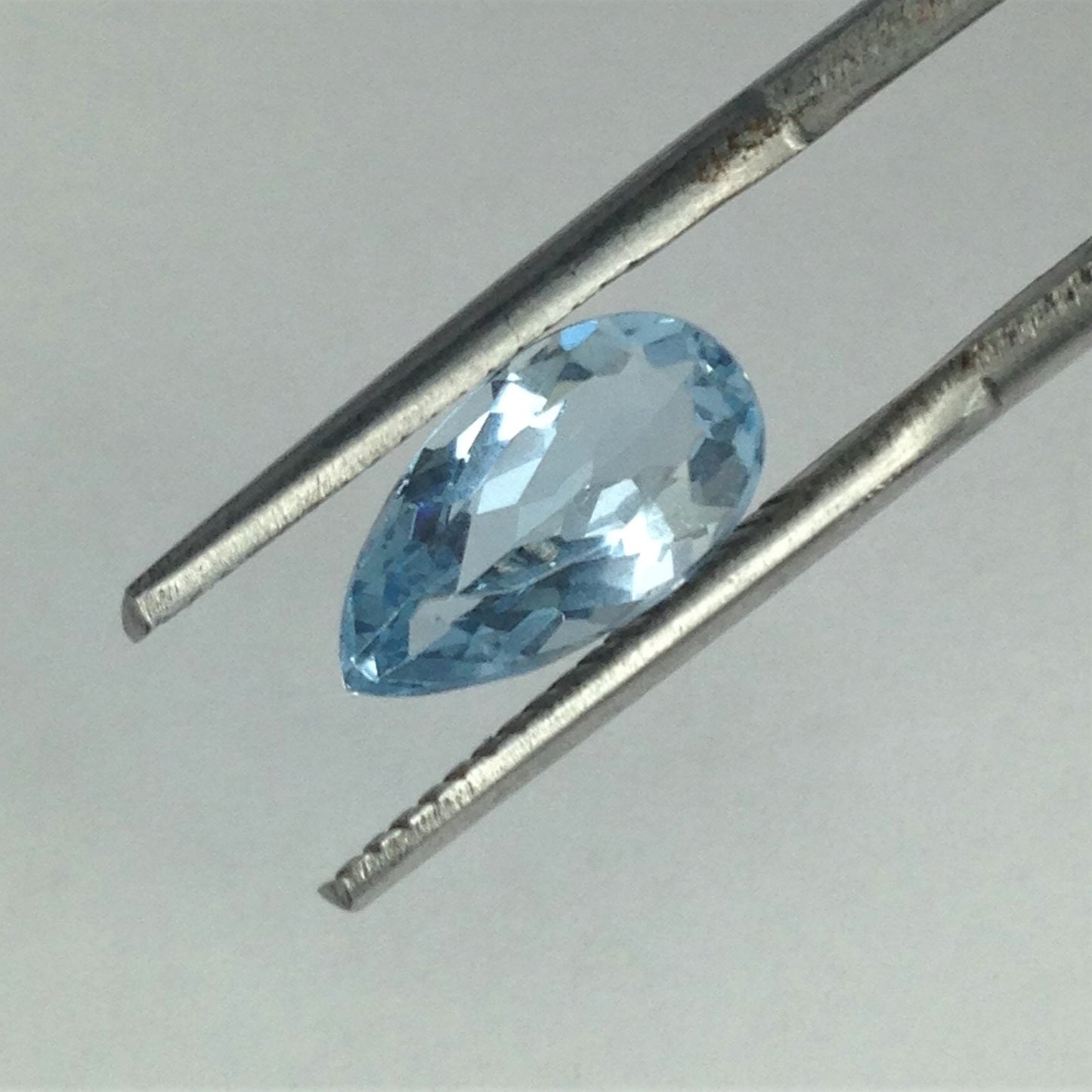 11x6mm Aquamarine 1.60 Carat Pear Cut Light Blue Loose Gem Unmounted Gemstone For Engagement Ring Wedding Wholesale Tested Beryl