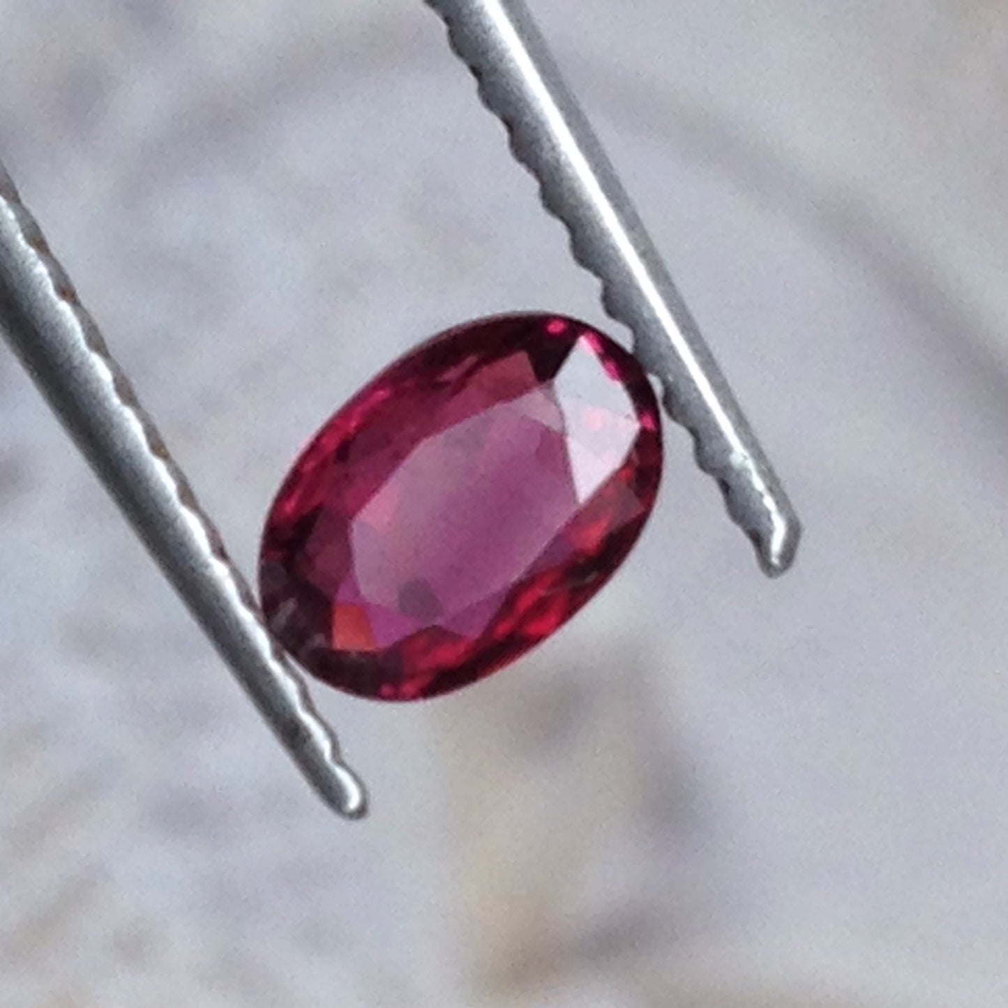 0.59 Carat Natural Ruby Heat Only 6x4mm Oval cut Loose Gemstone, July Birthstone