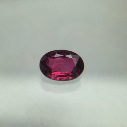 0.59 Carat Natural Ruby Heat Only 6x4mm Oval cut Loose Gemstone, July Birthstone