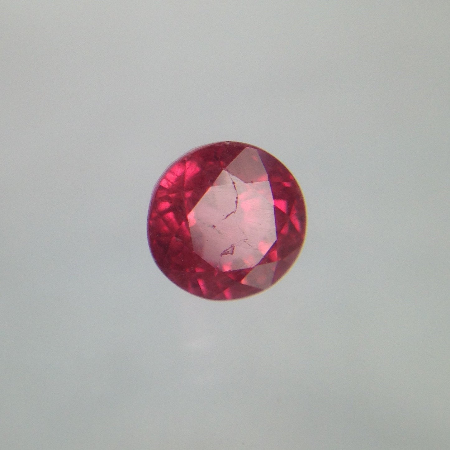 4.4mm Round Natural Ruby Heat Only 0.63 Cts Loose Gemstone Faceted