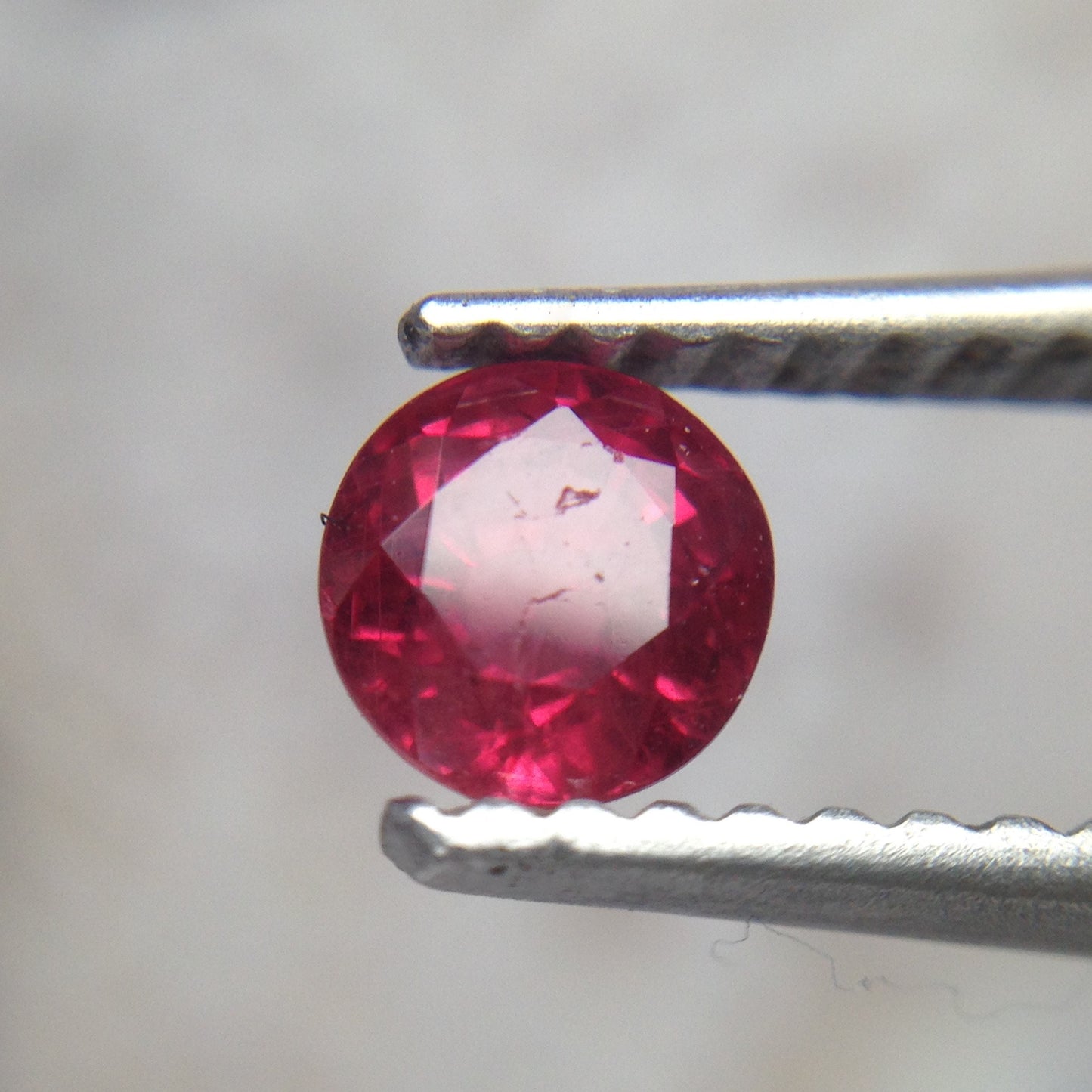 4.4mm Round Natural Ruby Heat Only 0.63 Cts Loose Gemstone Faceted