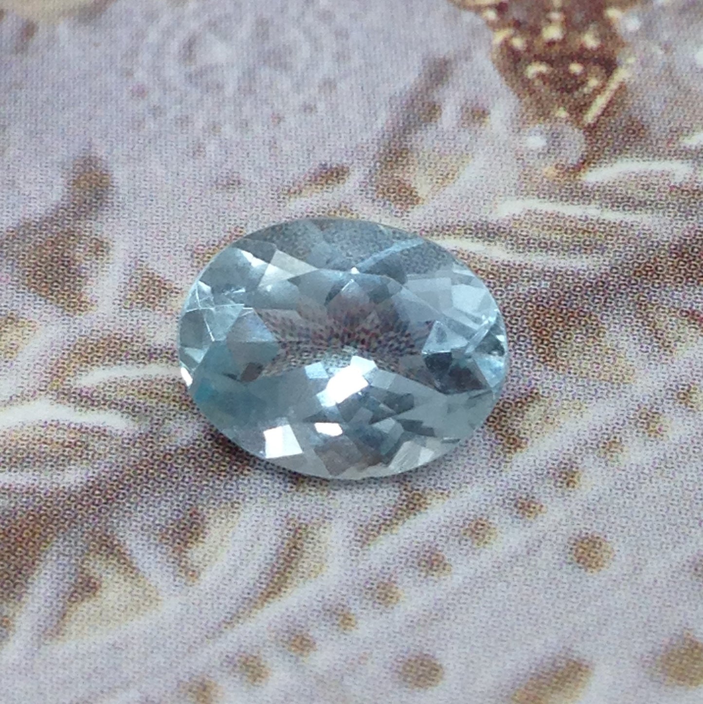 Sky Blue Aquamarine 9x7mm 1.6 carats Light Blue Oval Cut Loose Gem Faceted Gemstone Natural Beryl March Birthstone Tested Wholesale Gem