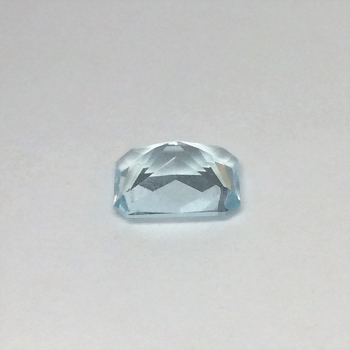 9x7mm Natural Light Blue Aquamarine 2 Carat Light Blue Gem Rectangle Cut Loose Faceted Gemstone Beryl March Birthstone  Wholesale Gem