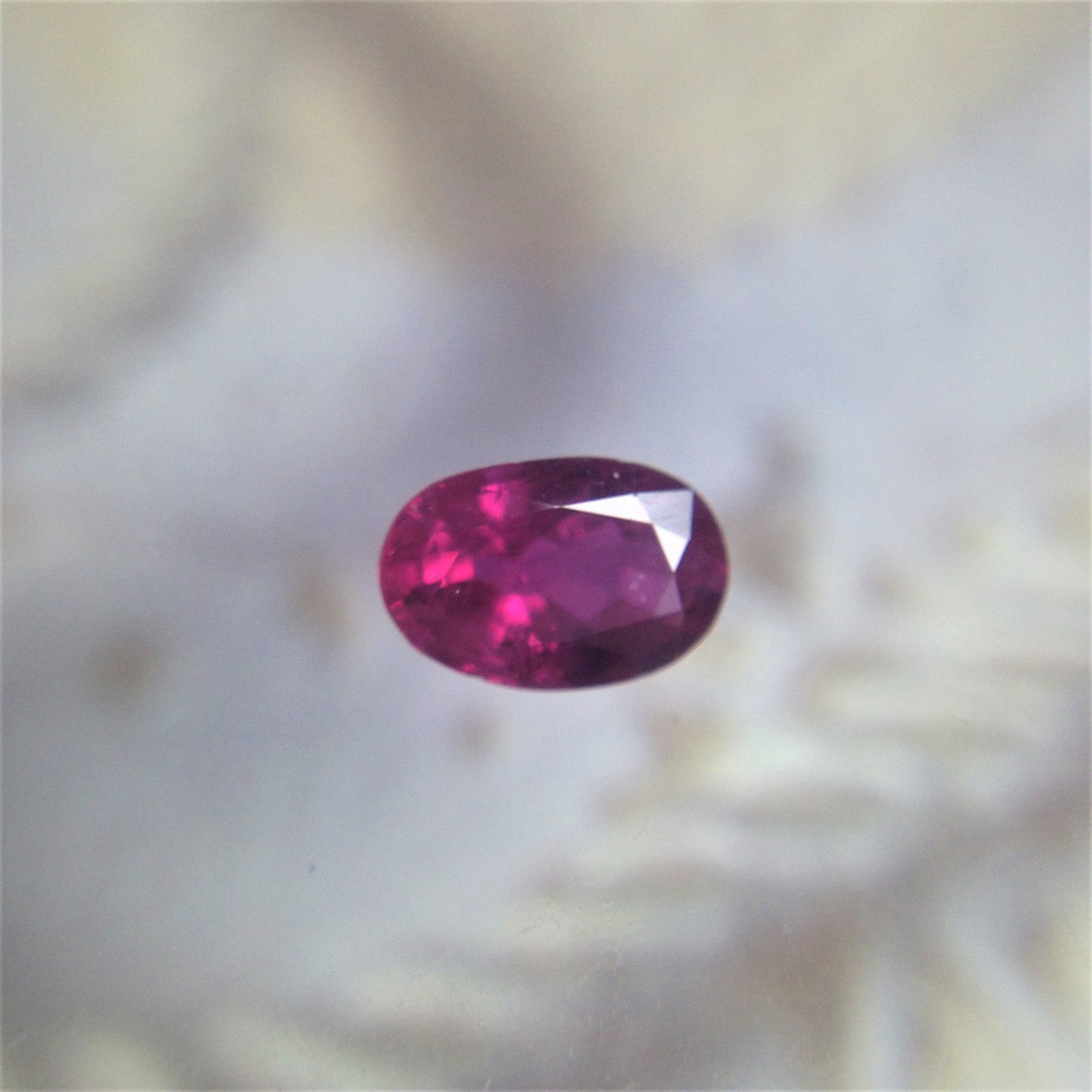 6x4mm Natural Ruby 0.56 Carat Heat Only Loose Gemstone Faceted Oval Cut Red July Birthstone