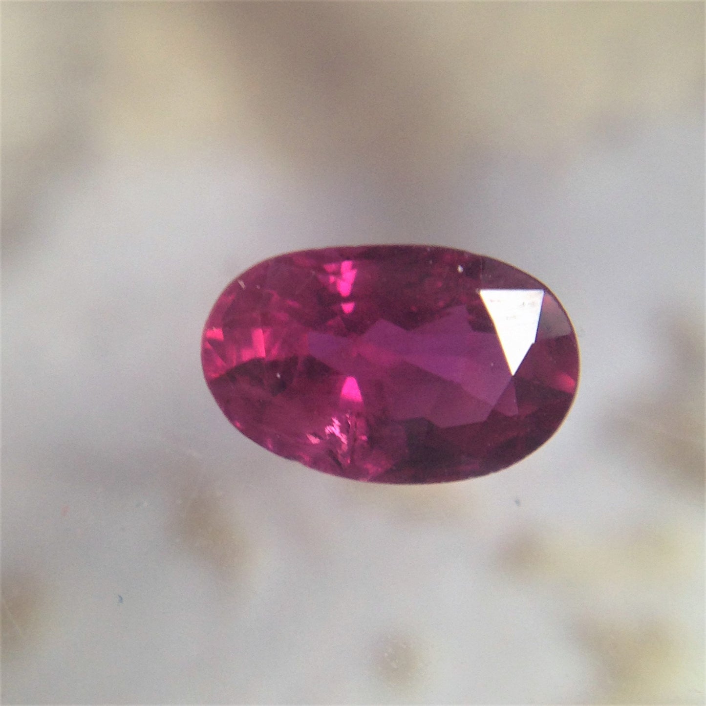 6x4mm Natural Ruby 0.56 Carat Heat Only Loose Gemstone Faceted Oval Cut Red July Birthstone
