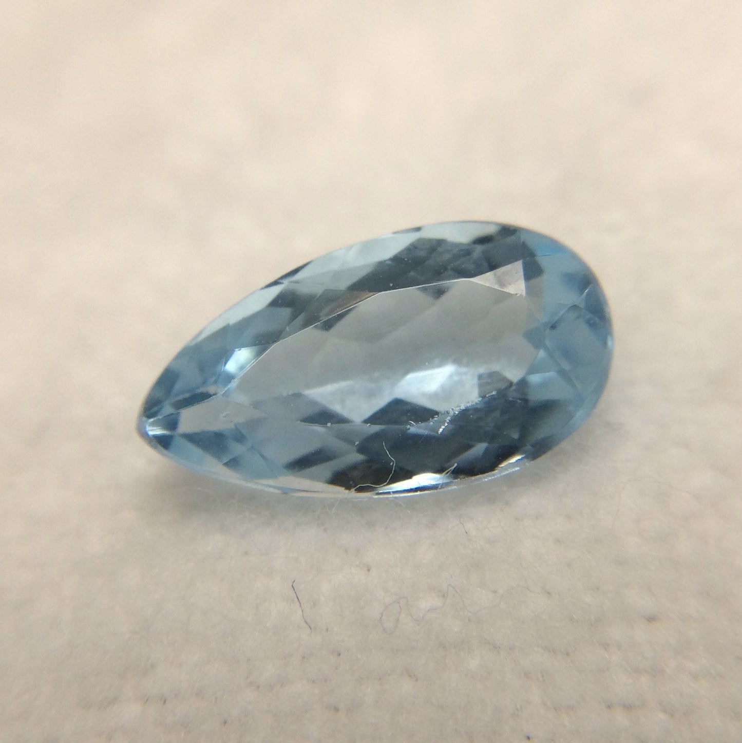 11x6mm Aquamarine 1.60 Carat Pear Cut Light Blue Loose Gem Unmounted Gemstone For Engagement Ring Wedding Wholesale Tested Beryl