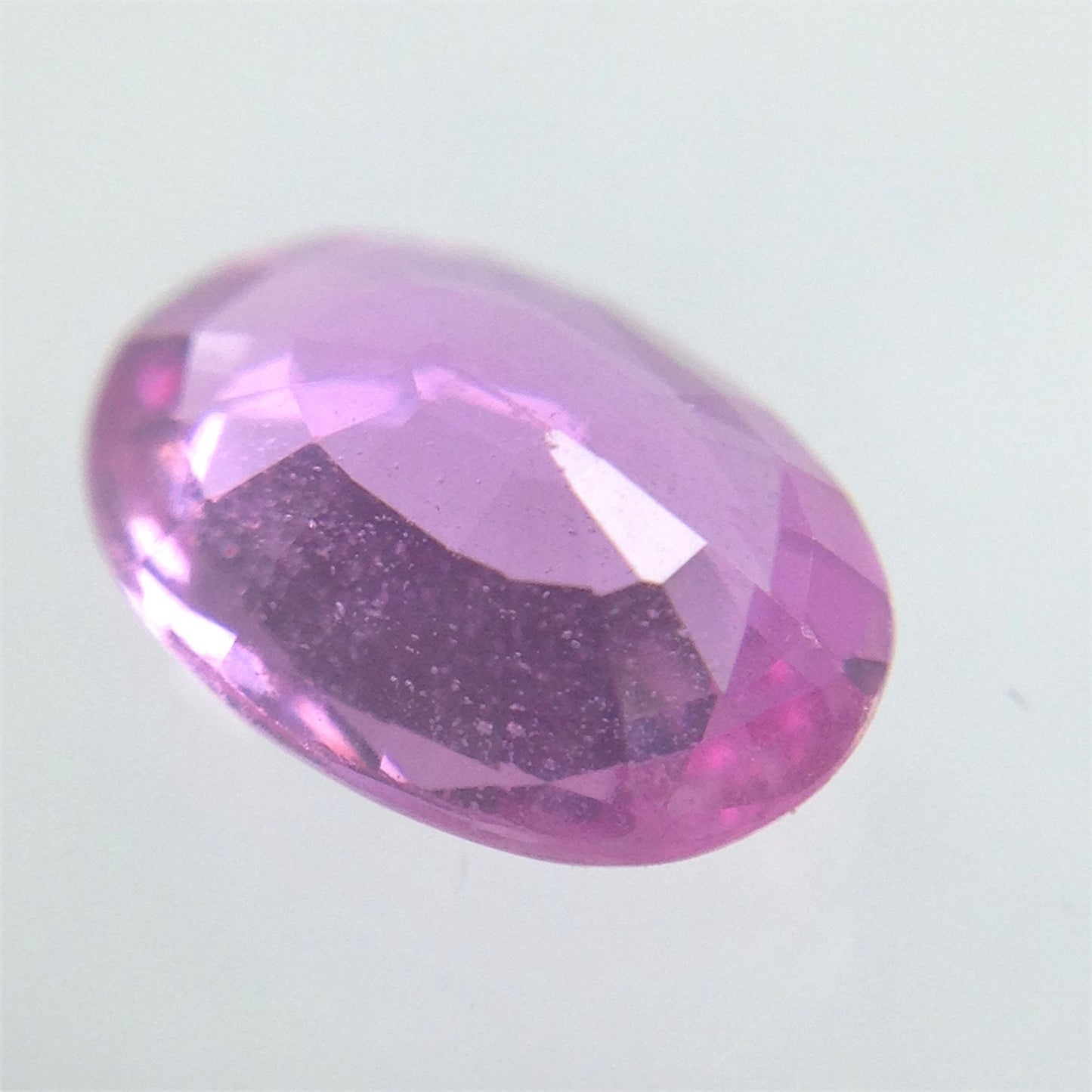 7x5mm Natural Pink Sapphire 0.91 Carat Oval Cut Loose Gemstone