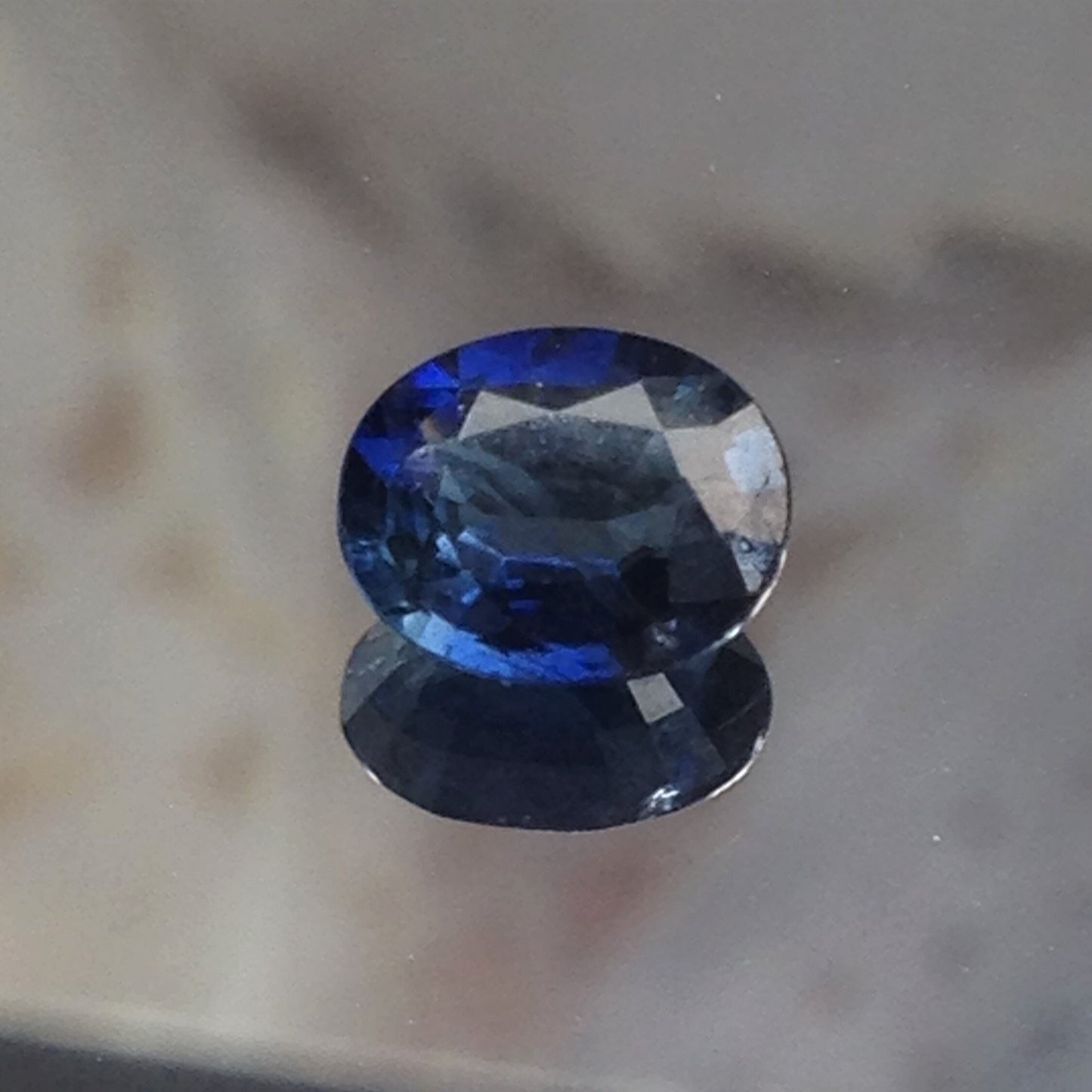 0.75 Carat Natural Blue Sapphire 6.5x5.3mm Oval, Blue Wholesale Faceted Loose Gemstone