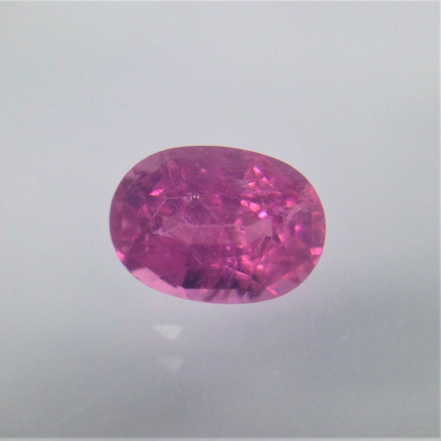 7x5mm Natural Pink Tourmaline 1.06 Carats Tested Stone Wholesale Gems Faceted Loose Gemstone Red Oval Cut Unmounted For Gold Jewelry