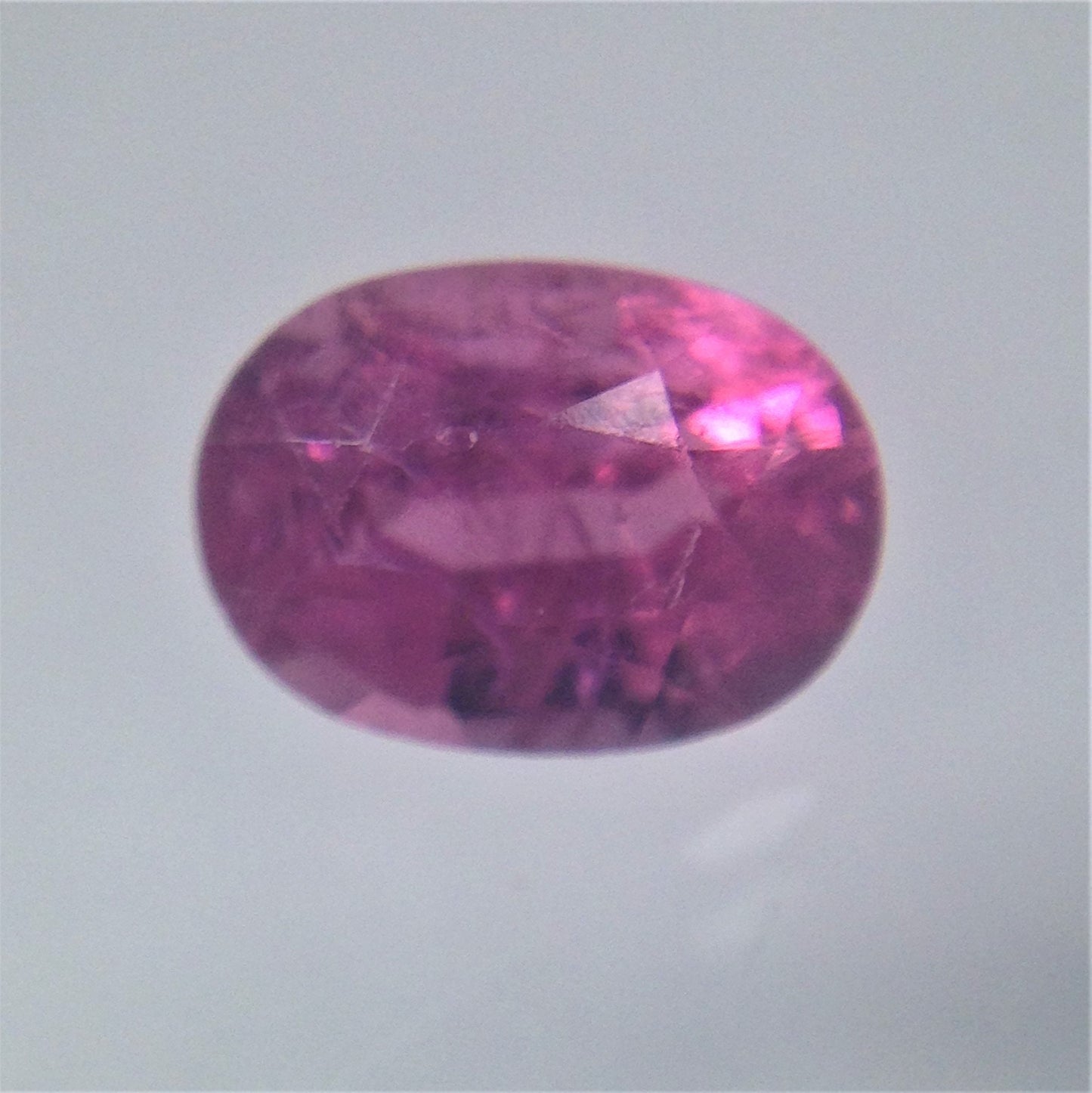 7x5mm Natural Pink Tourmaline 1.06 Carats Tested Stone Wholesale Gems Faceted Loose Gemstone Red Oval Cut Unmounted For Gold Jewelry