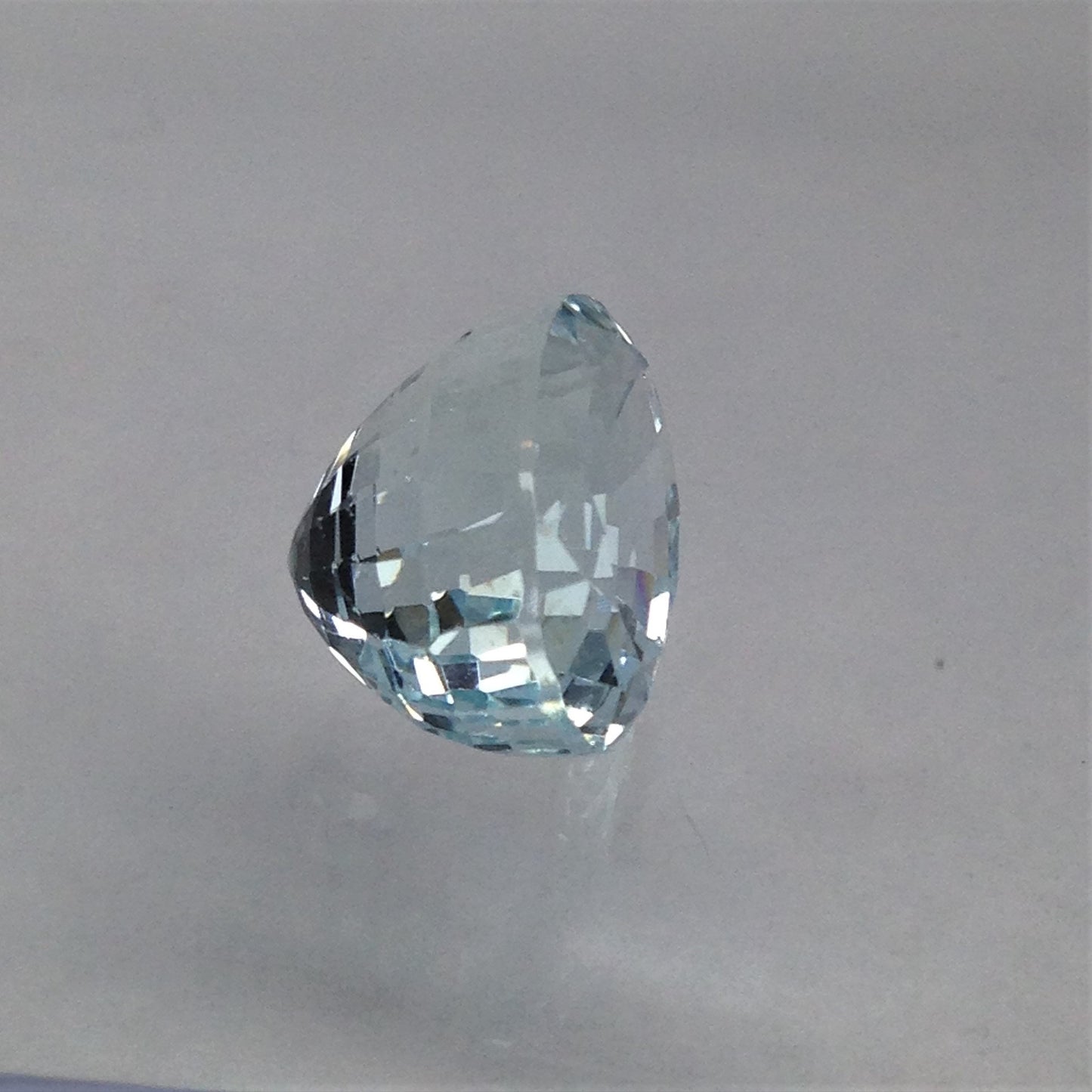 9 carat Aquamarine Natural Light Blue Oval  Step Cut 14.2x10.4mm  Loose Faceted Gemstone Beryl March Birthstone Wholesale Gems