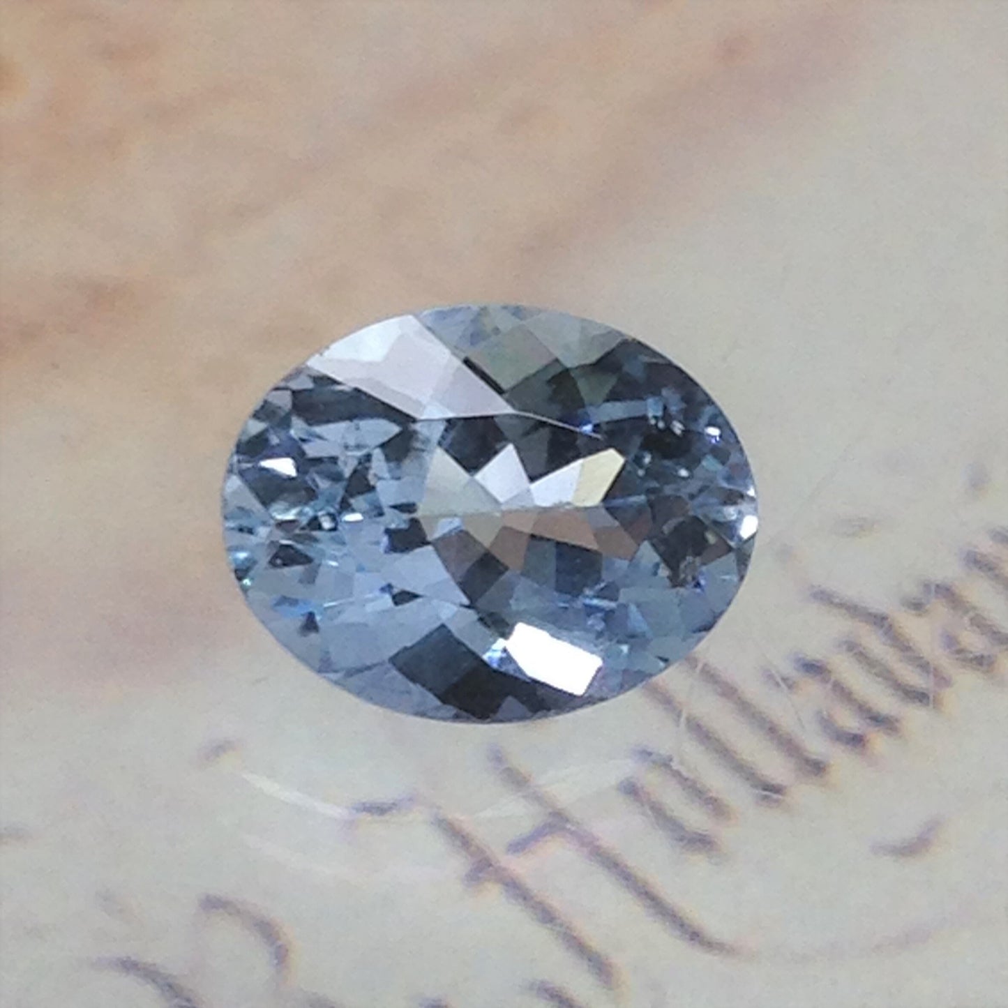 9x7mm Natural Light Blue Aquamarine 1.58 Carats Pastel Blue Oval Cut Loose Faceted March Birthstone