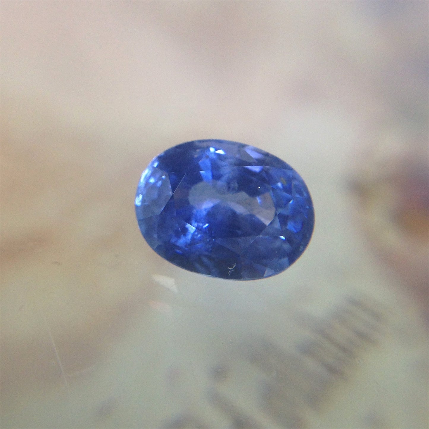 Natural Blue Sapphire 7.6x5.8mm 1.57 Carats Oval Corundum Blue Wholesale Gem Faceted Loose Unmounted Gemstone Fancy 7x6mm